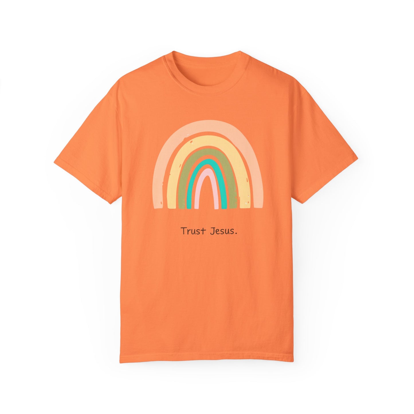 Rainbow Trust Jesus Unisex Garment-Dyed T-Shirt