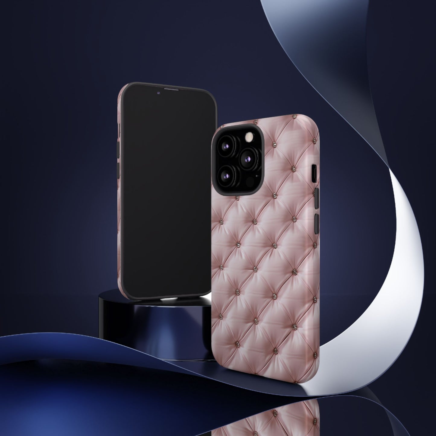 Luxury Pink Quilted Phone Case - Tough Cases for Stylish Protection