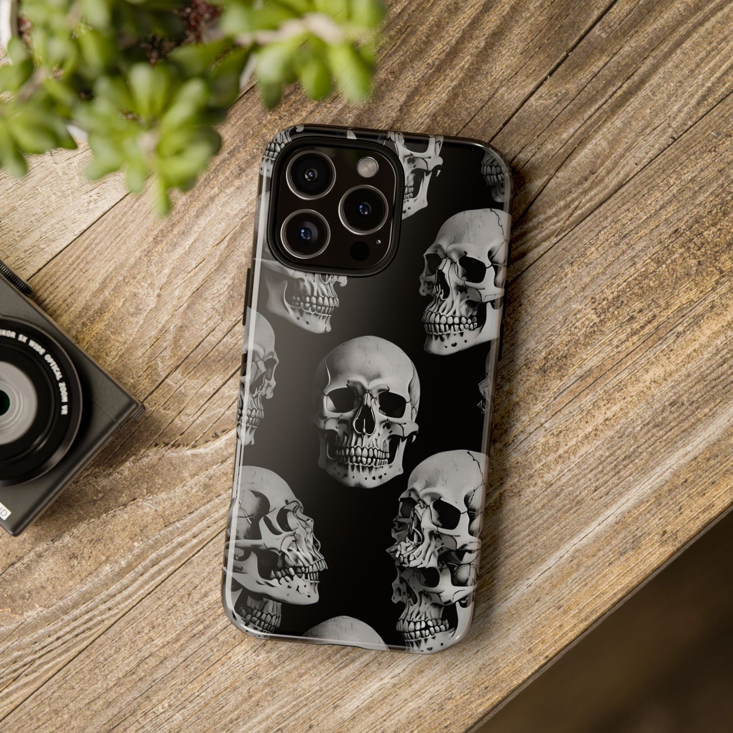 Skull Print Phone Case - Tough Cases for Bold Style
