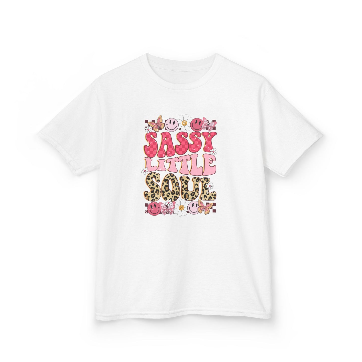 Sassy Little Soul Kids Tee - Fun & Trendy Heavy Cotton Shirt for Children