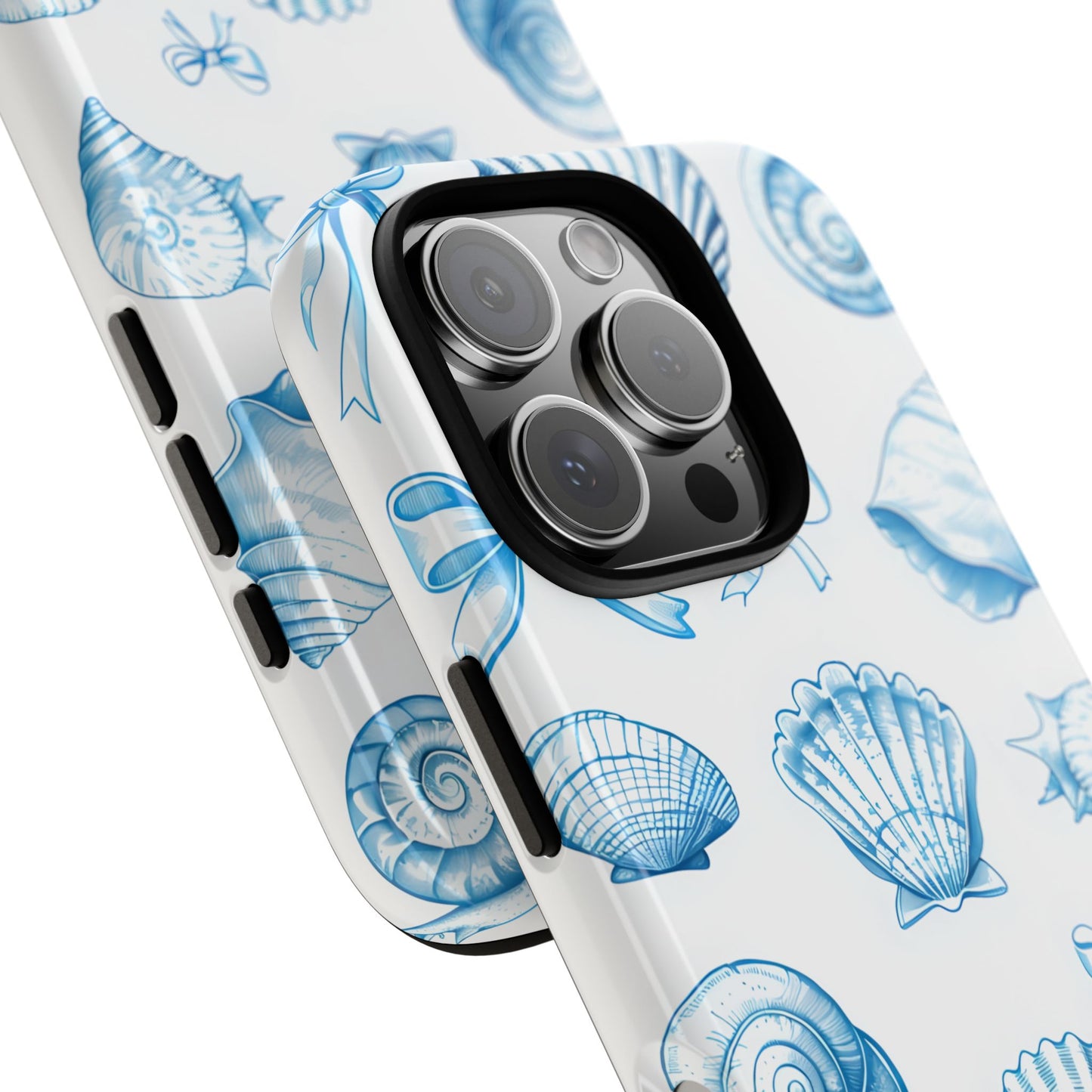 Coquette-Coastal Ocean-Themed Phone Case - Seashell and Starfish Design