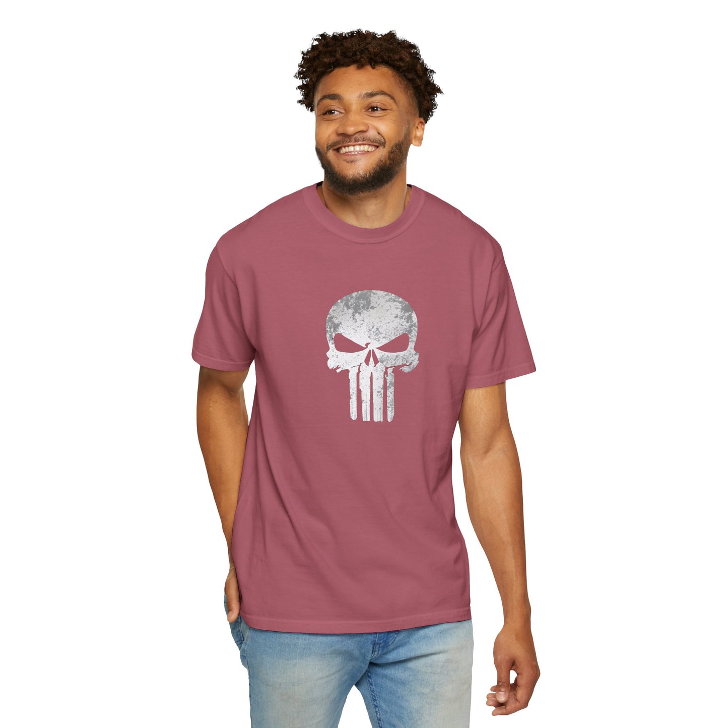 Unisex Skull Graphic T-Shirt - Trendy, Casual Wear for Edgy Style