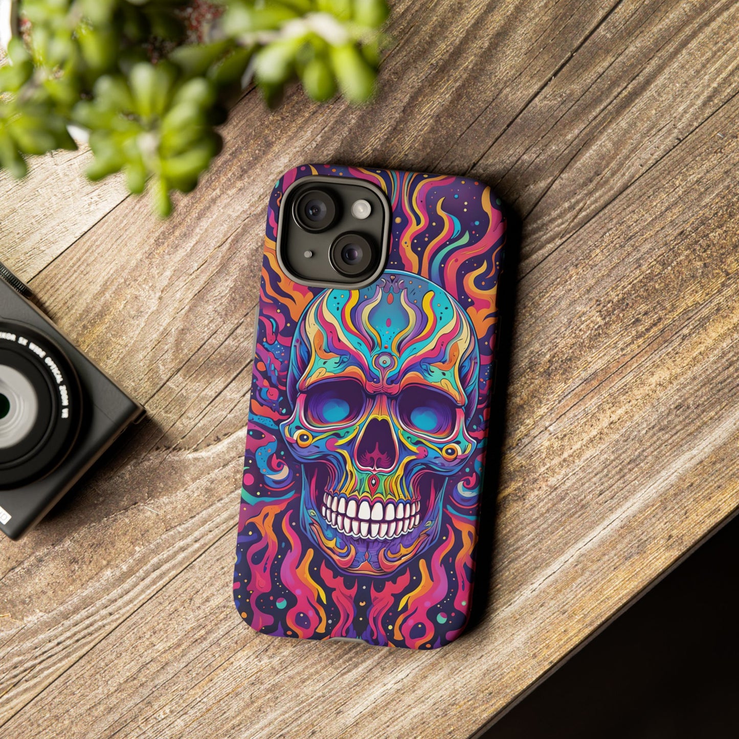 Colorful Skull Phone Case - Tough Cases for Bold Personalities