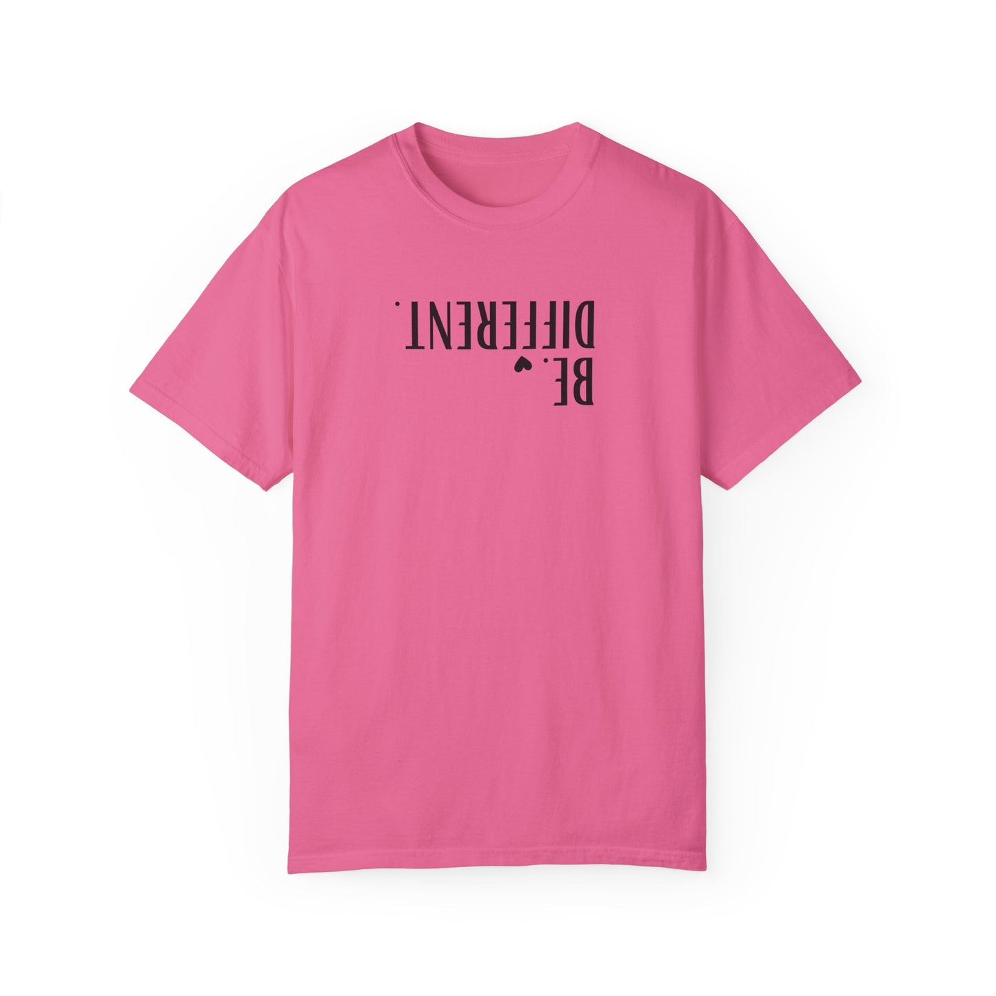 Unisex Garment-Dyed 'Be Different' T-shirt - Comfortable & Casual Style