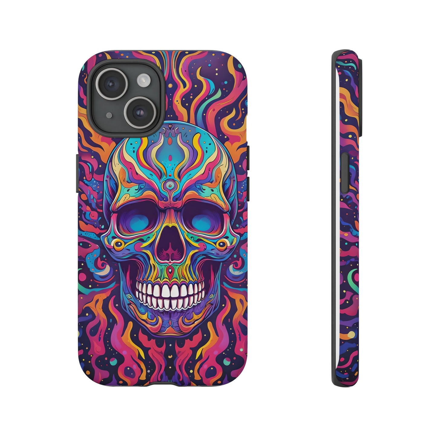 Colorful Skull Phone Case - Tough Cases for Bold Personalities