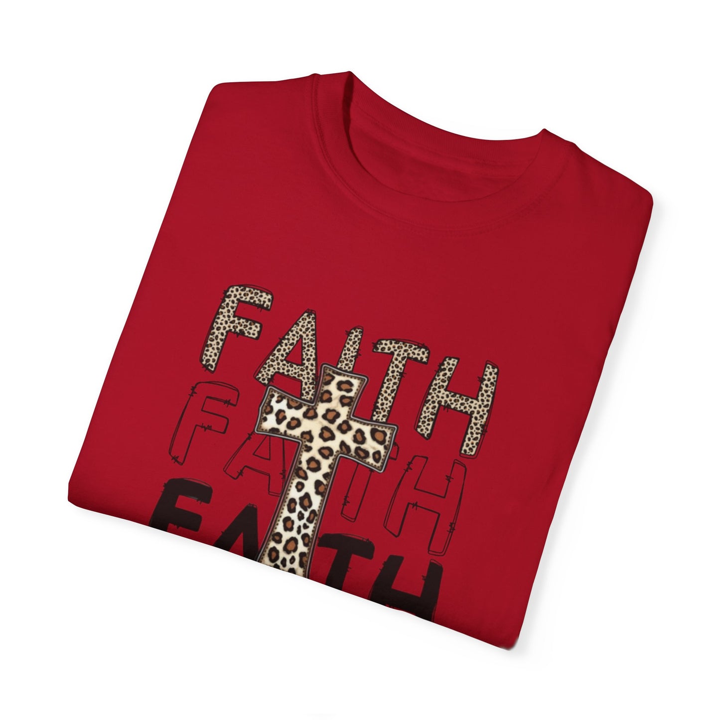 Unisex Faith Graphic T-Shirt - Giraffe Print Design for Inspirational Style