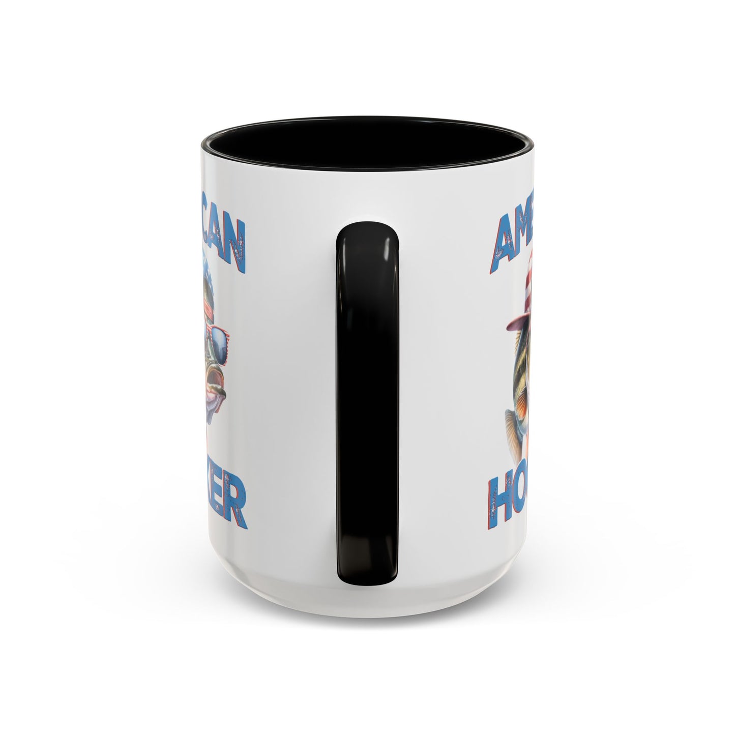 American Hooker Fishing Coffee Mug - 15oz Accent Mug for Anglers