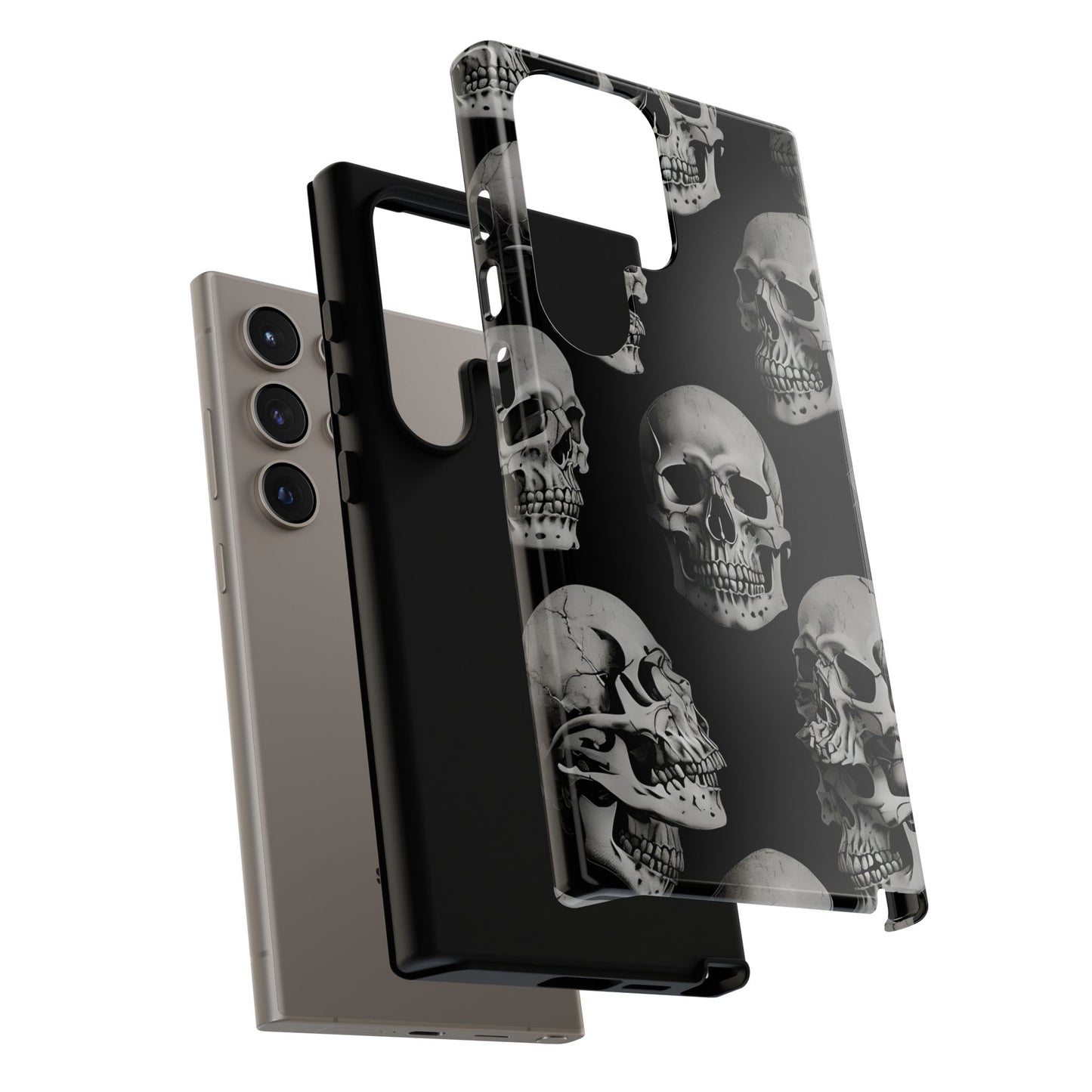 Skull Print Phone Case - Tough Cases for Bold Style
