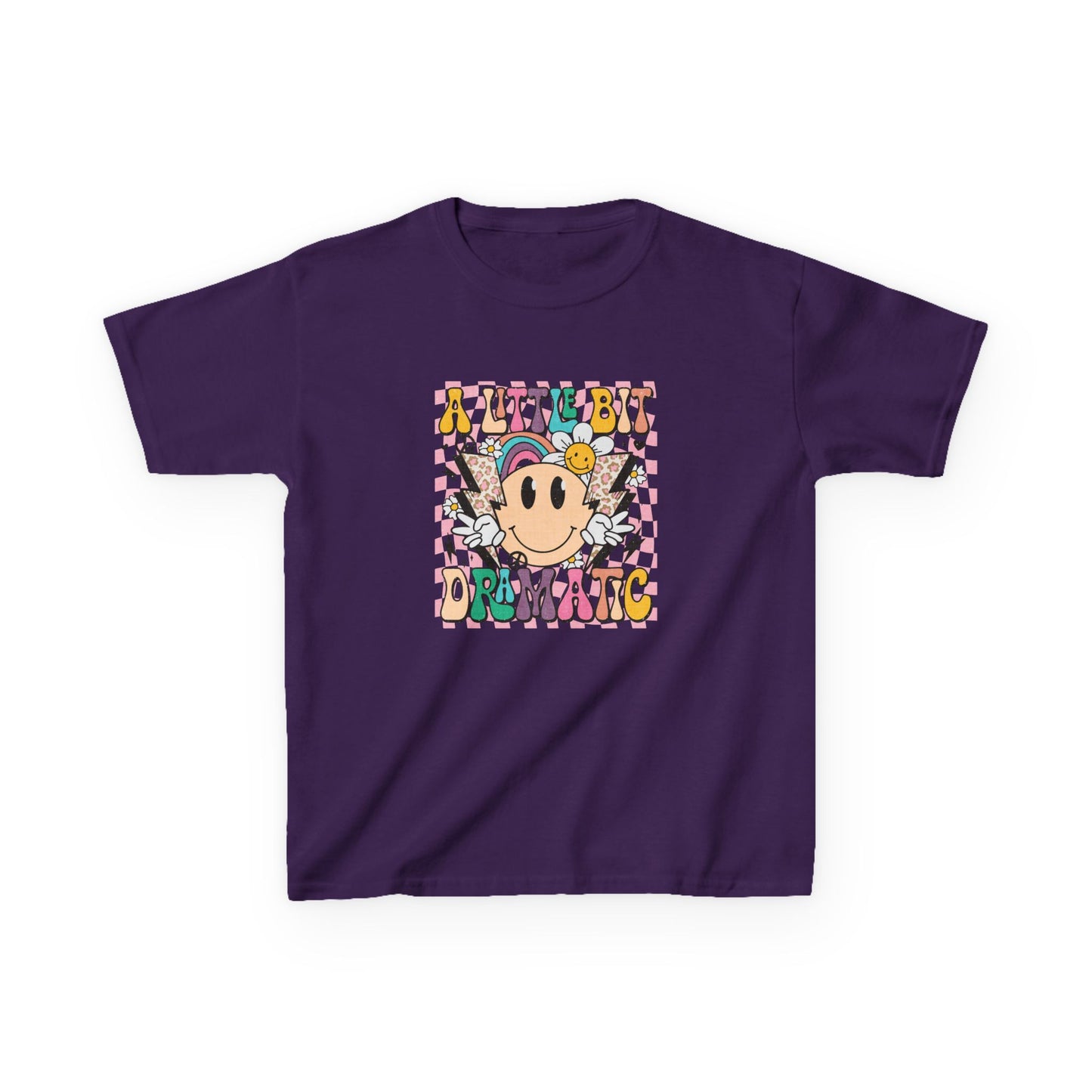 Kids 'A Little Bit Dramatic' Tee - Fun Cotton T-Shirt for Playful Kids
