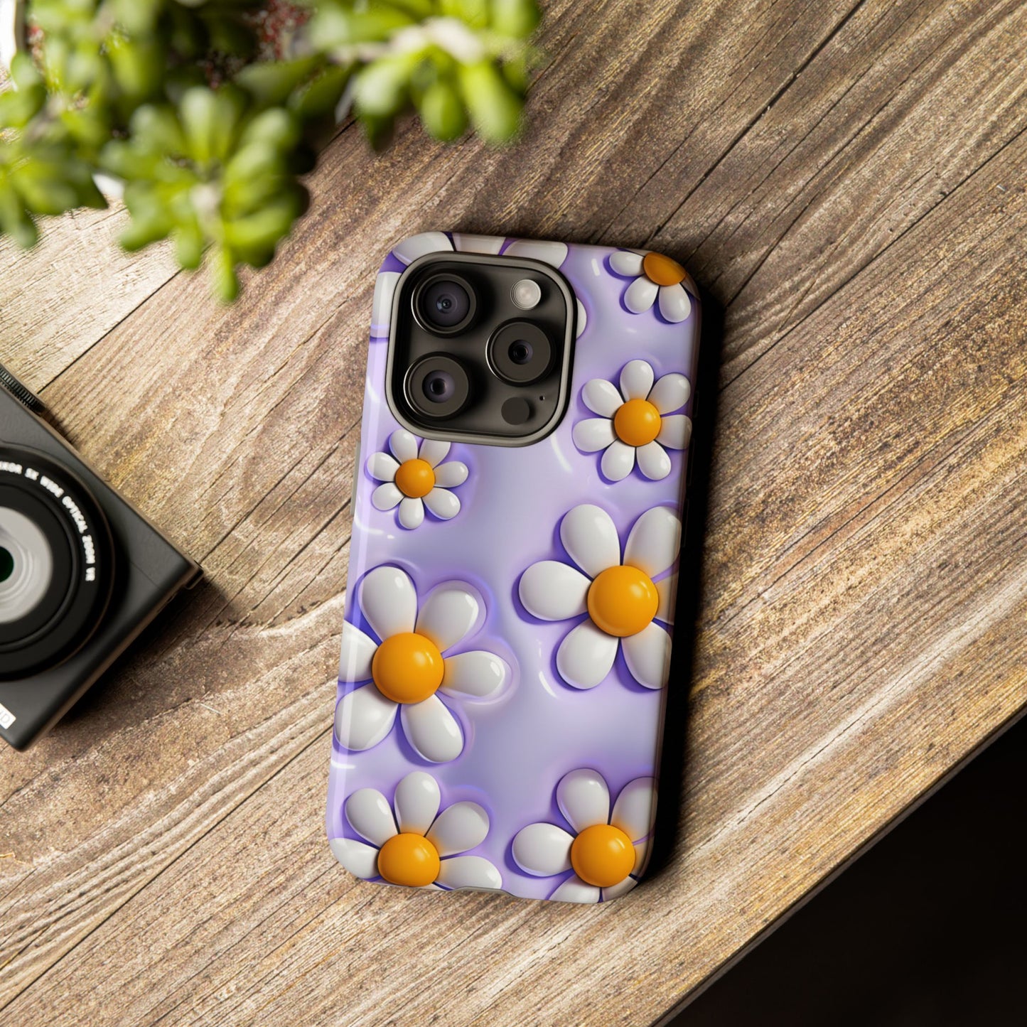 Daisy Floral Phone Case - Tough Cases for Flower Power Vibes