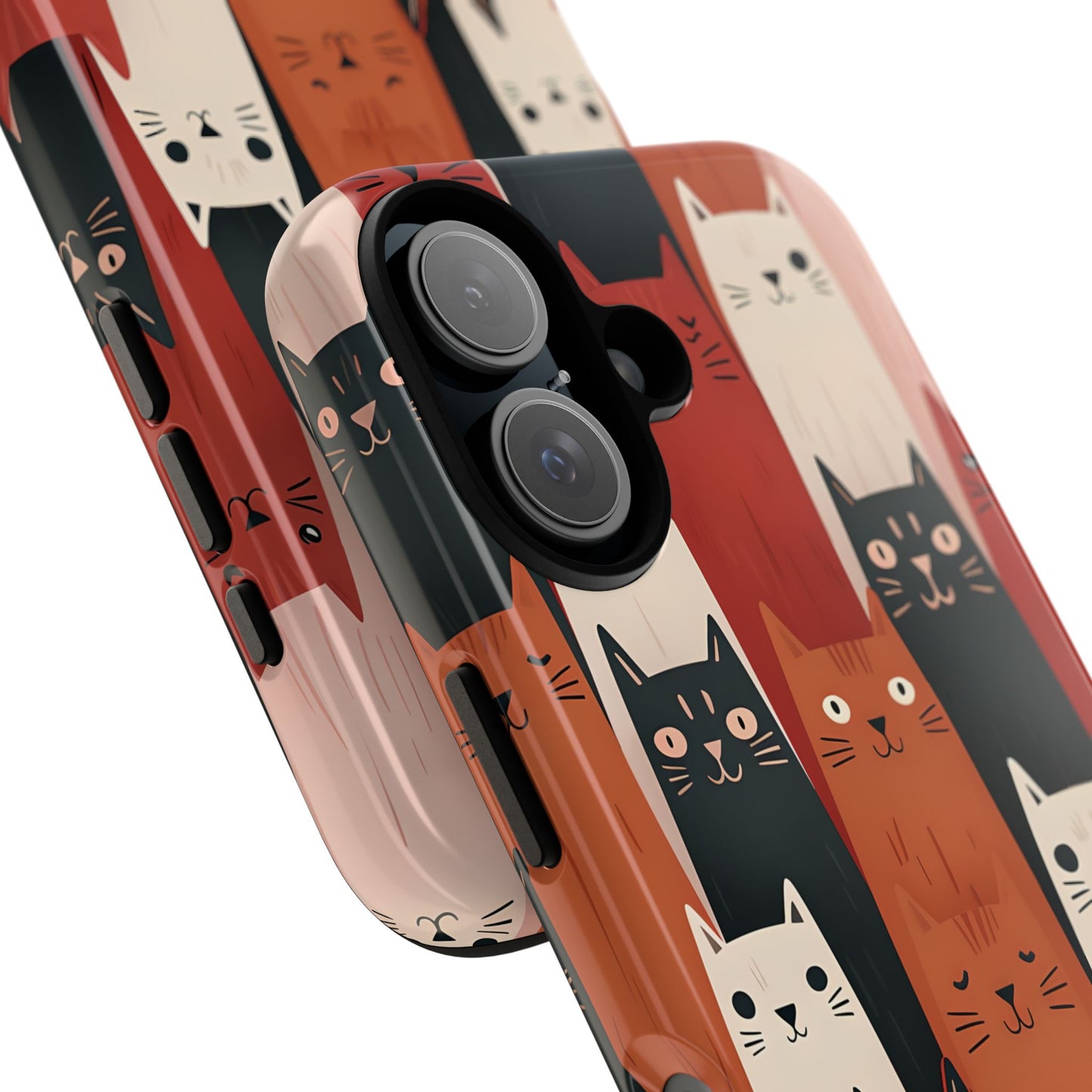 Playful Cat Phone Case - Tough & Stylish Purrfect for Cat Lovers