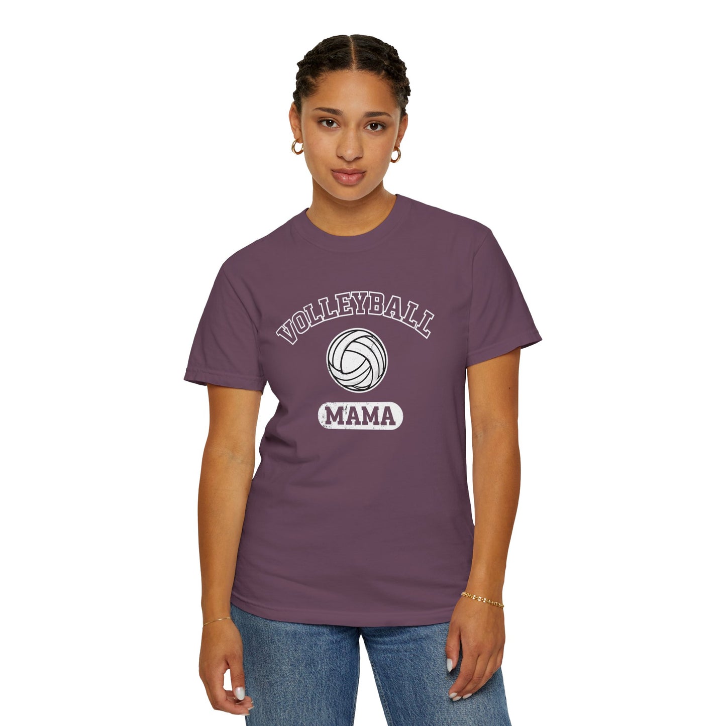 Volleyball Mama Unisex Garment-Dyed T-Shirt - Perfect Gift for Sports Moms!