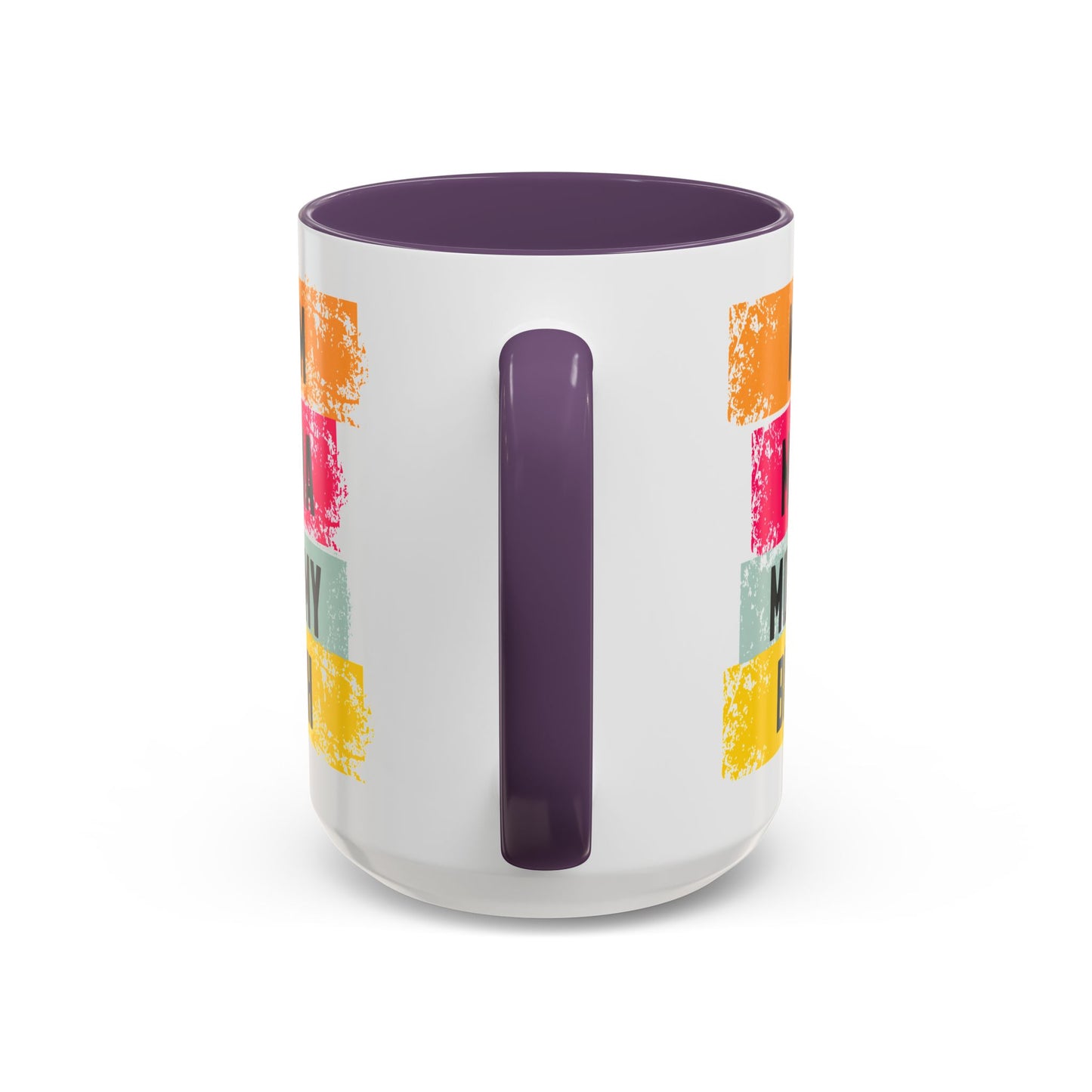 Colorful Family Titles 15oz Coffee Mug - MOM, MAMA, MOMMY, BRUH - Perfect Gift for Mother's Day!