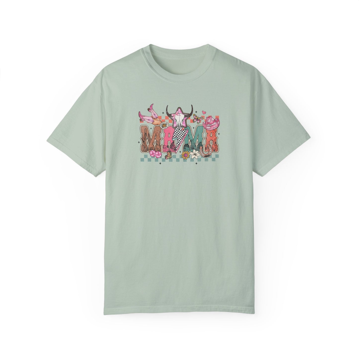 Whimsical Animal Print Unisex Garment-Dyed T-shirt | Fun Casual Tee