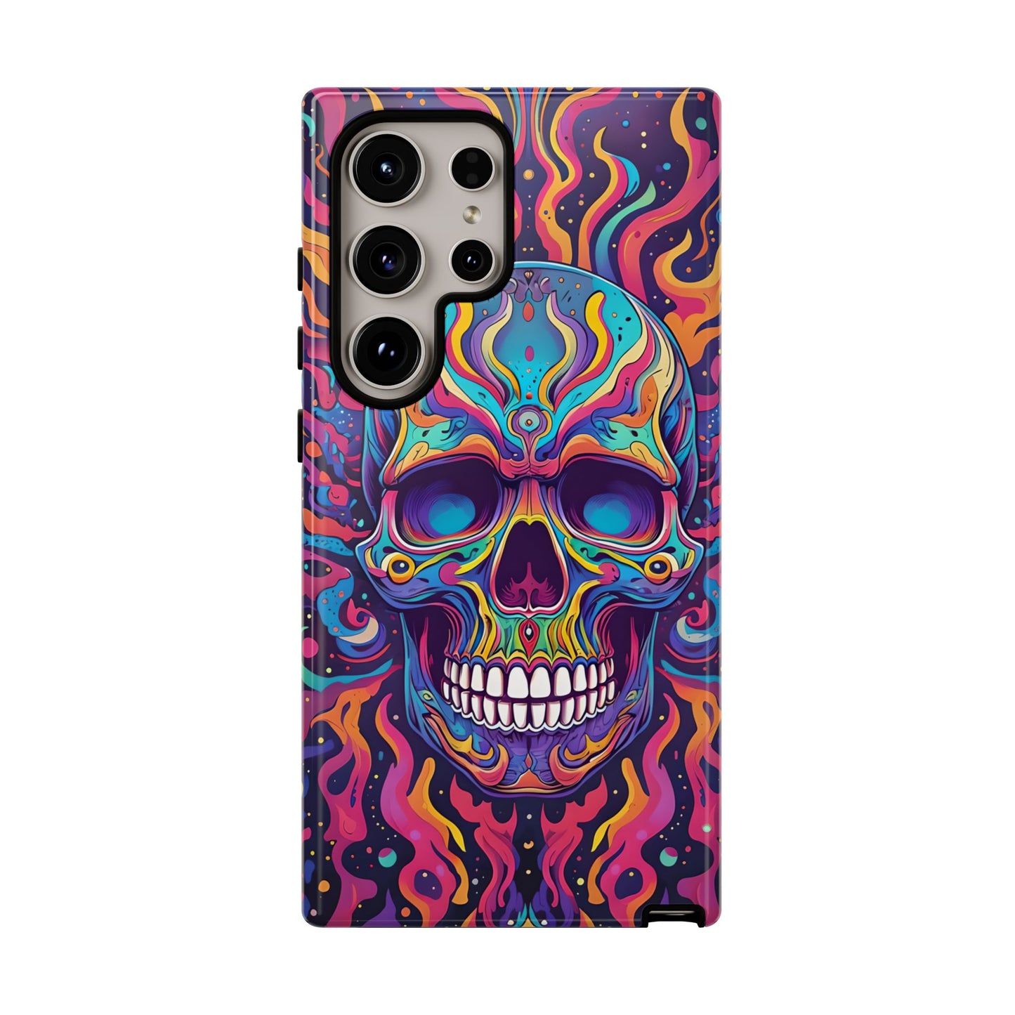 Colorful Skull Phone Case - Tough Cases for Bold Personalities