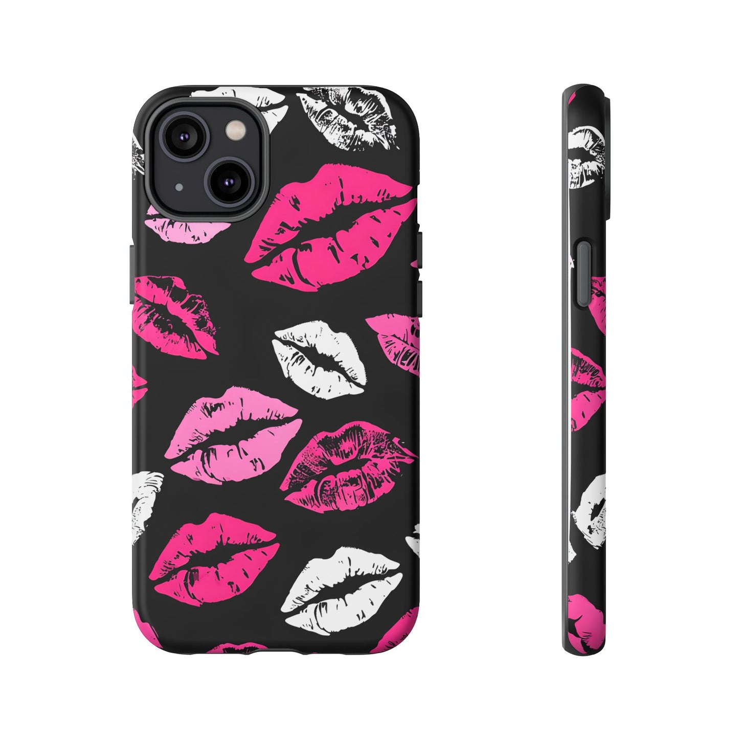 Lips Print iPhone Case - Stylish Tough Phone Cover