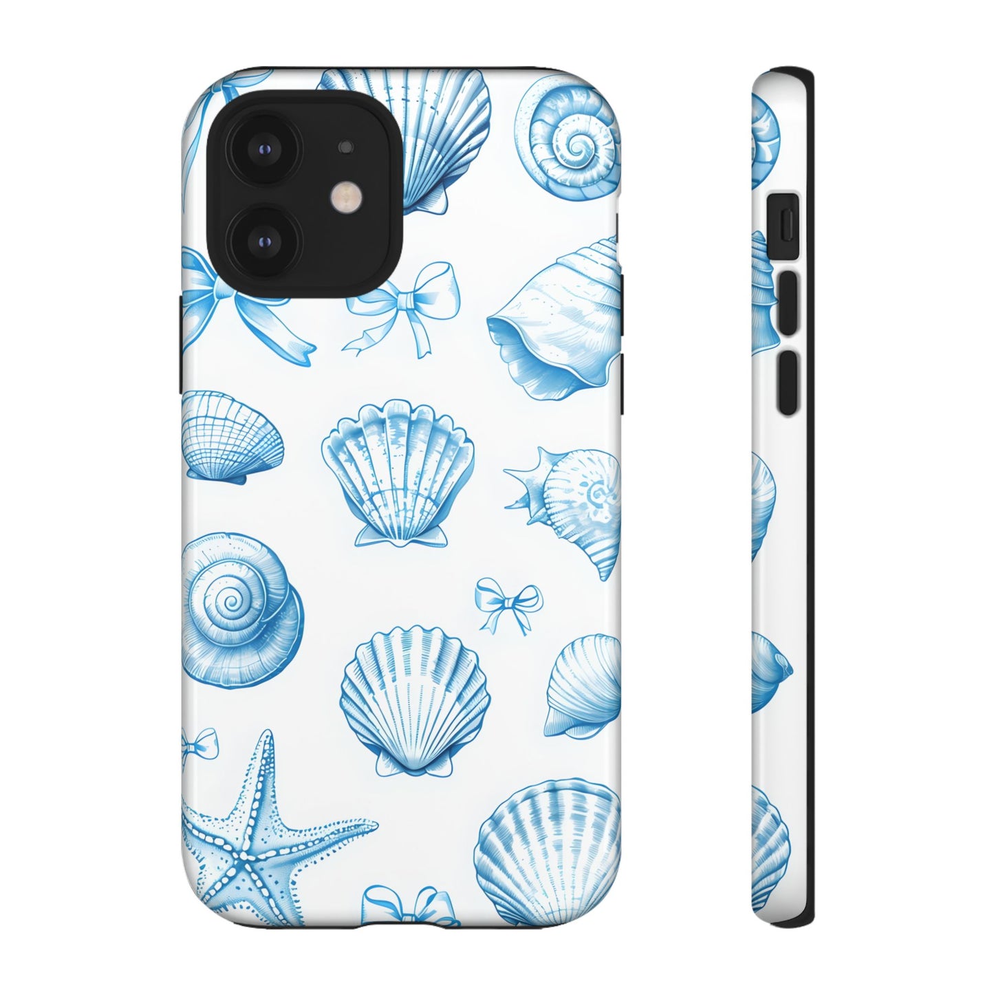 Coquette-Coastal Ocean-Themed Phone Case - Seashell and Starfish Design