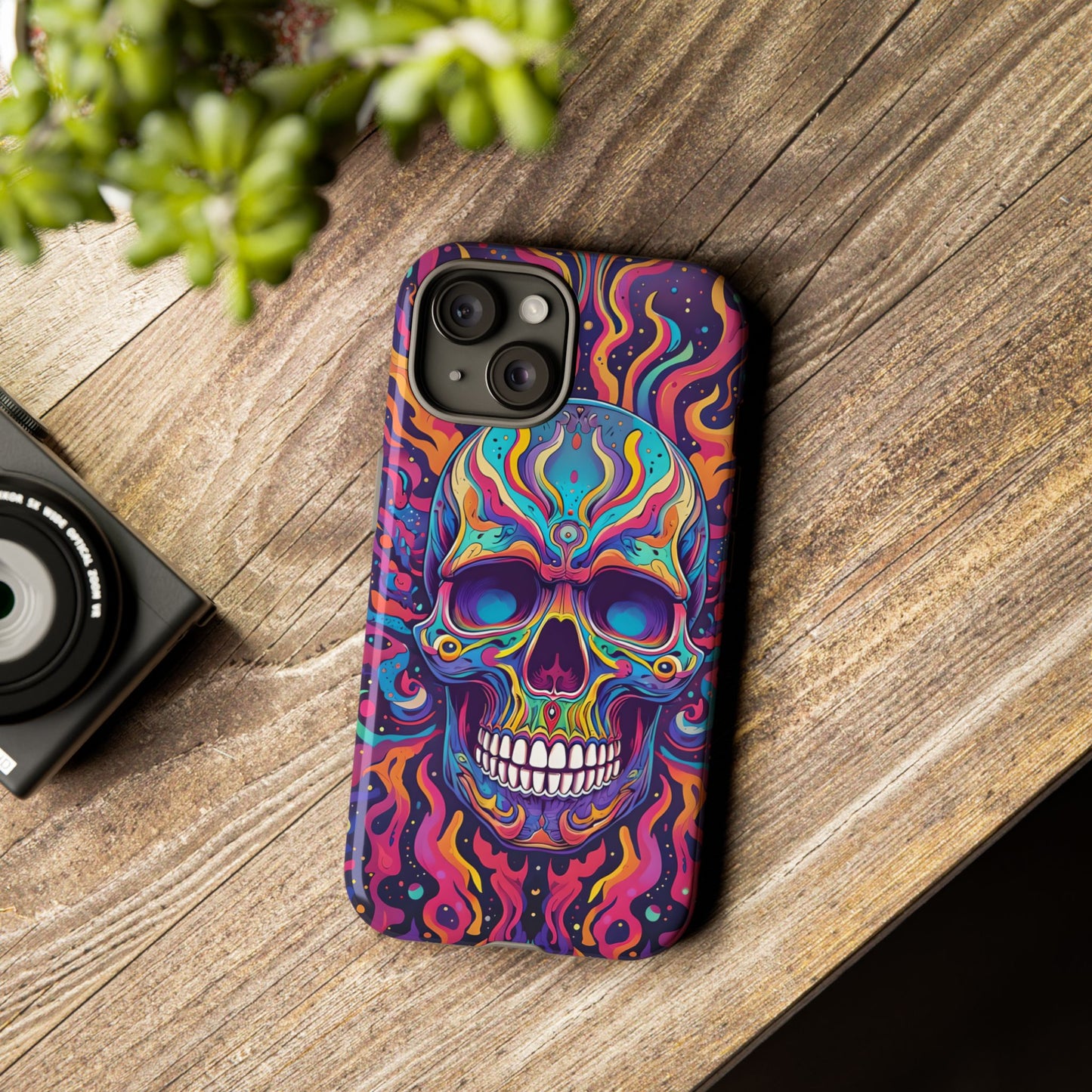 Colorful Skull Phone Case - Tough Cases for Bold Personalities