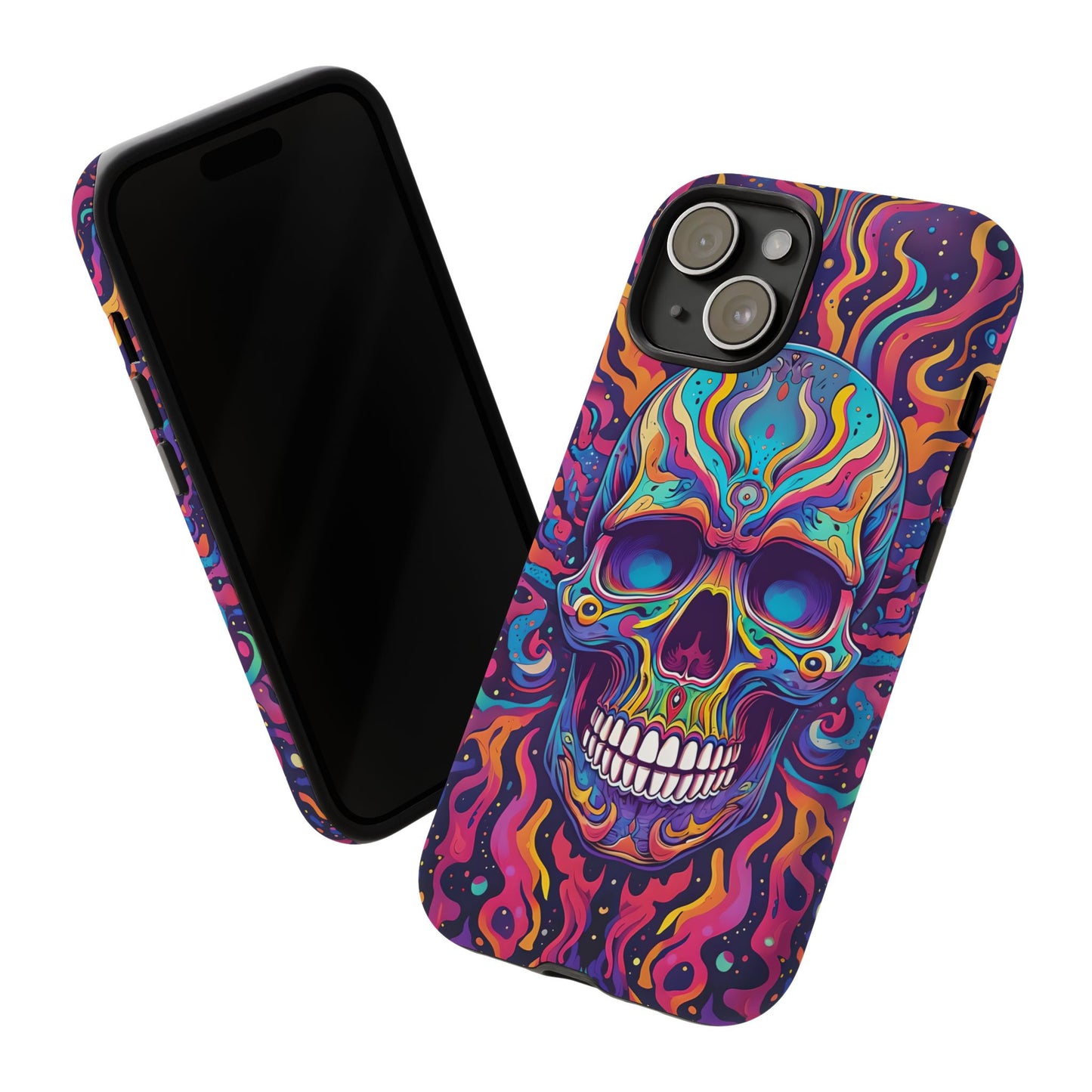 Colorful Skull Phone Case - Tough Cases for Bold Personalities