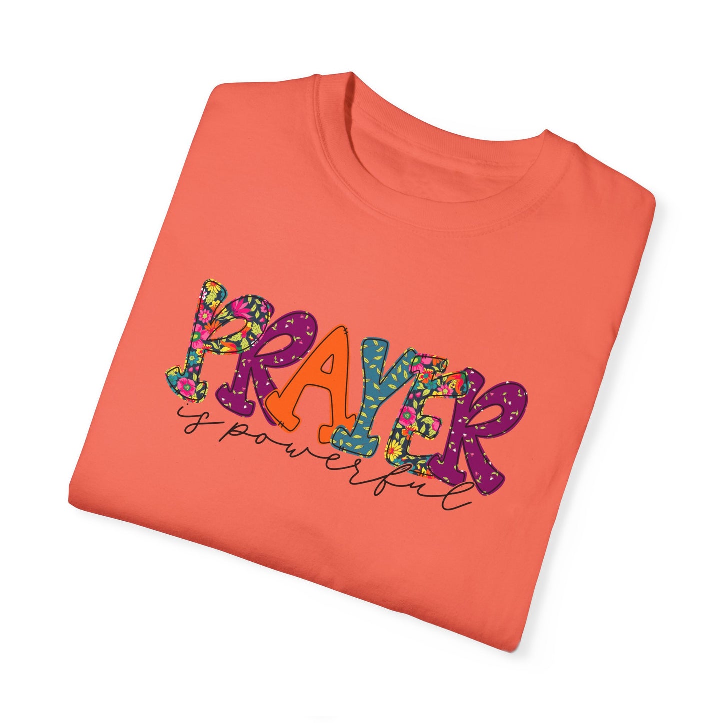 Colorful "Prayer is Powerful" Unisex T-Shirt