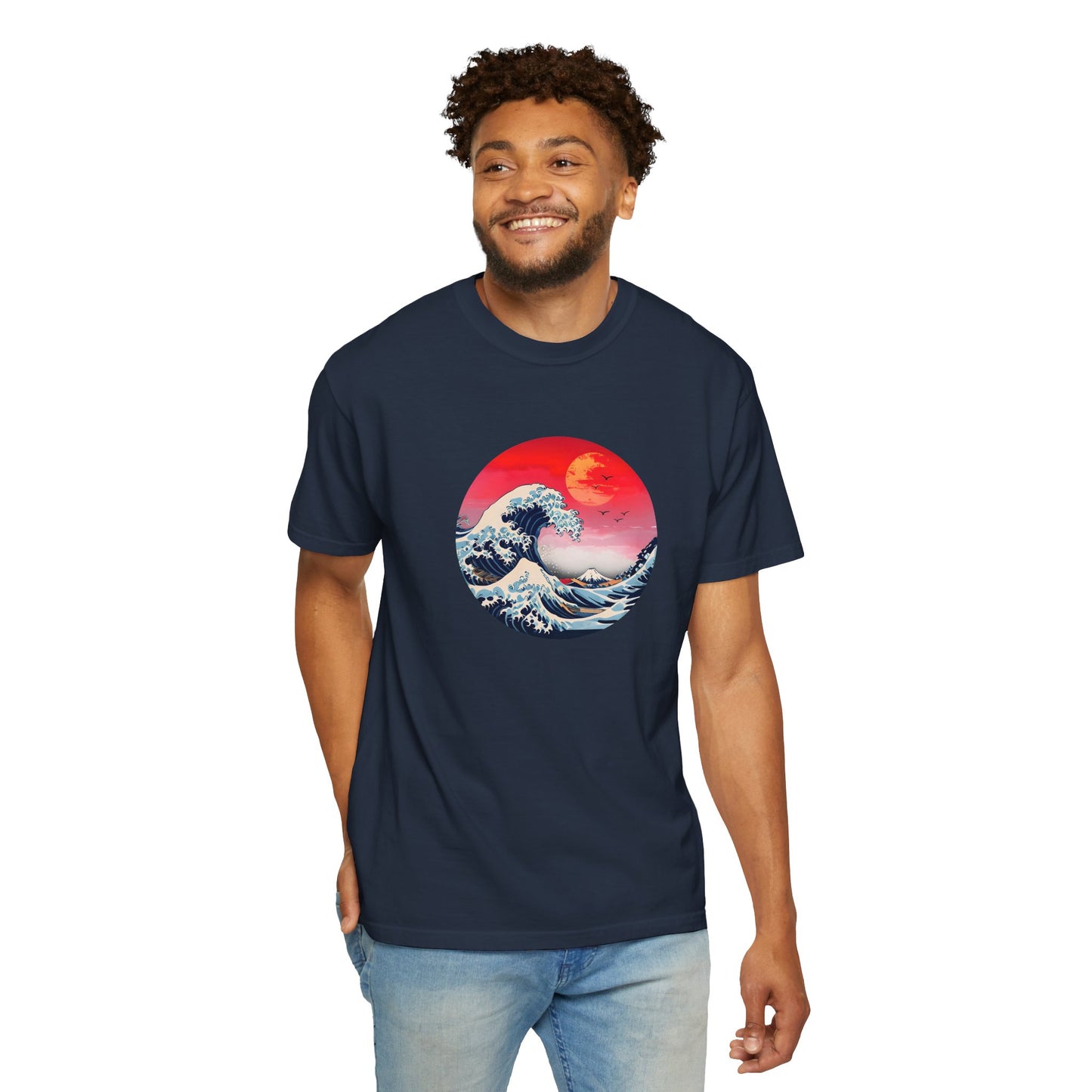 Ocean Wave Graphic Unisex T-Shirt | Beach Lover Gift | Summer Vibes