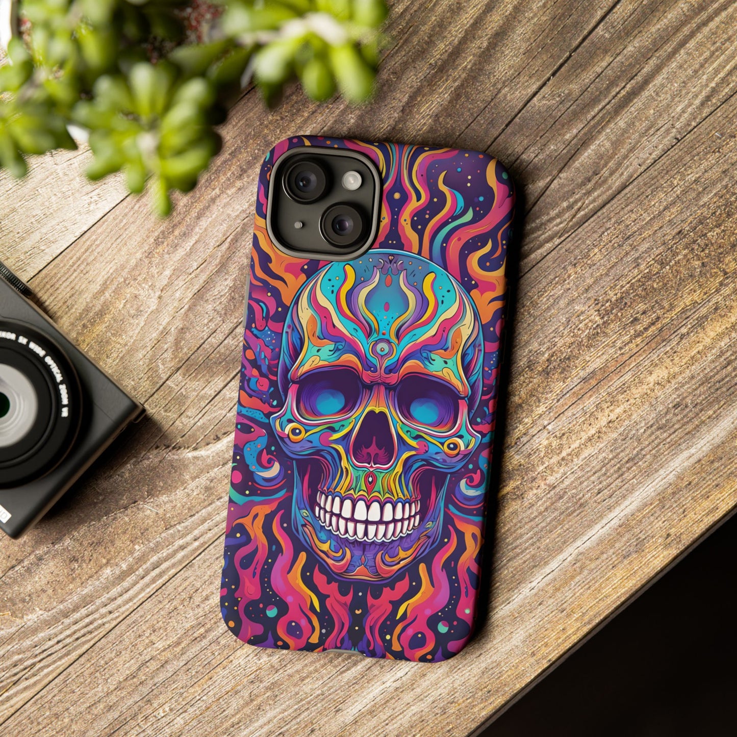 Colorful Skull Phone Case - Tough Cases for Bold Personalities
