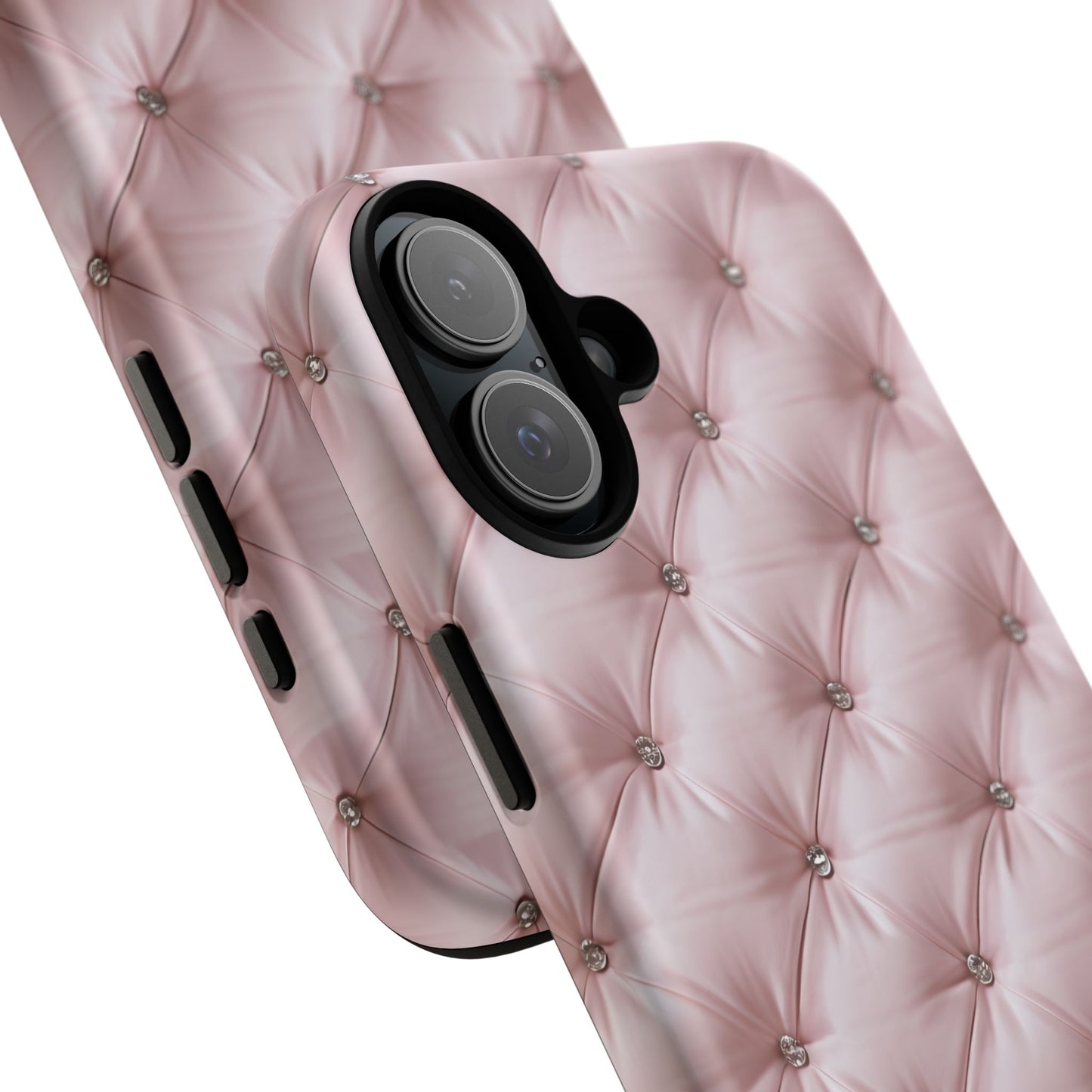 Luxury Pink Quilted Phone Case - Tough Cases for Stylish Protection