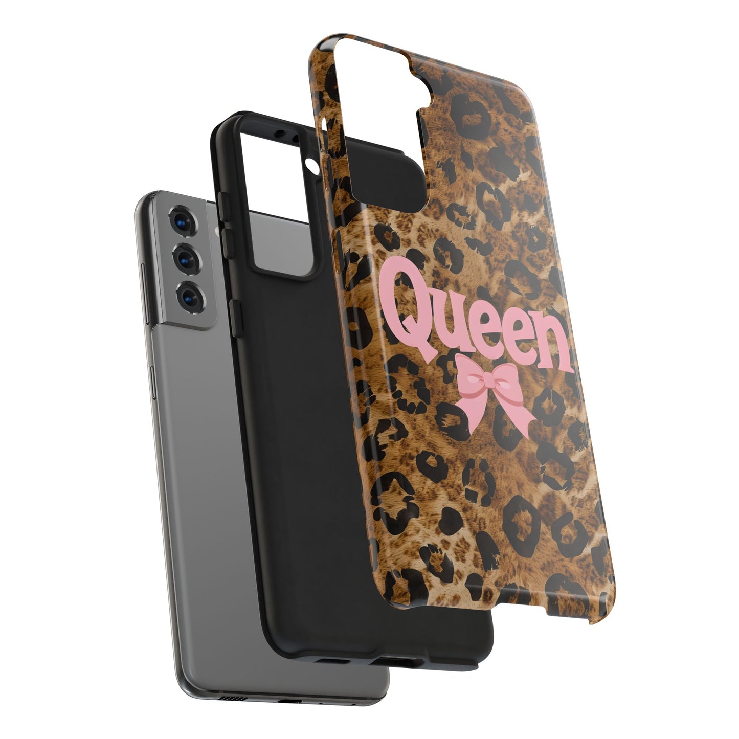 Queen Leopard Print Tough Phone Case