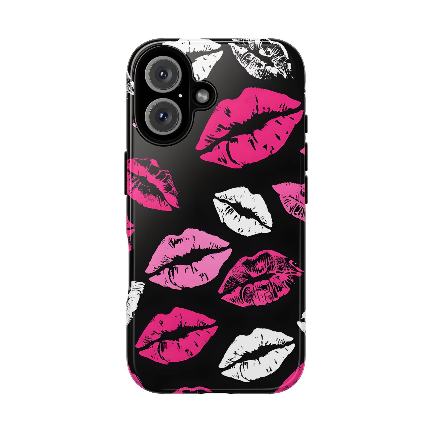 Lips Print iPhone Case - Stylish Tough Phone Cover