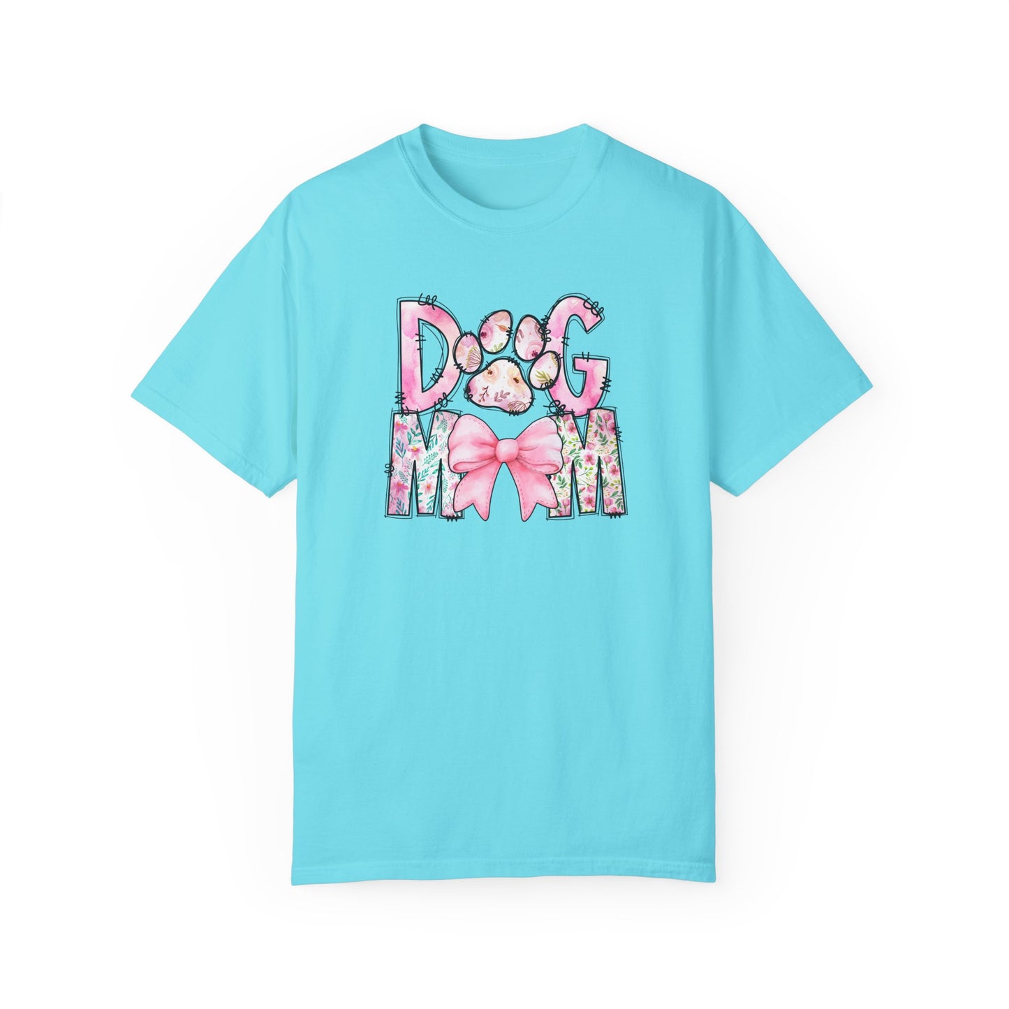 Cute Dog Mom T-Shirt | Garment-Dyed Unisex Tee for Dog Lovers