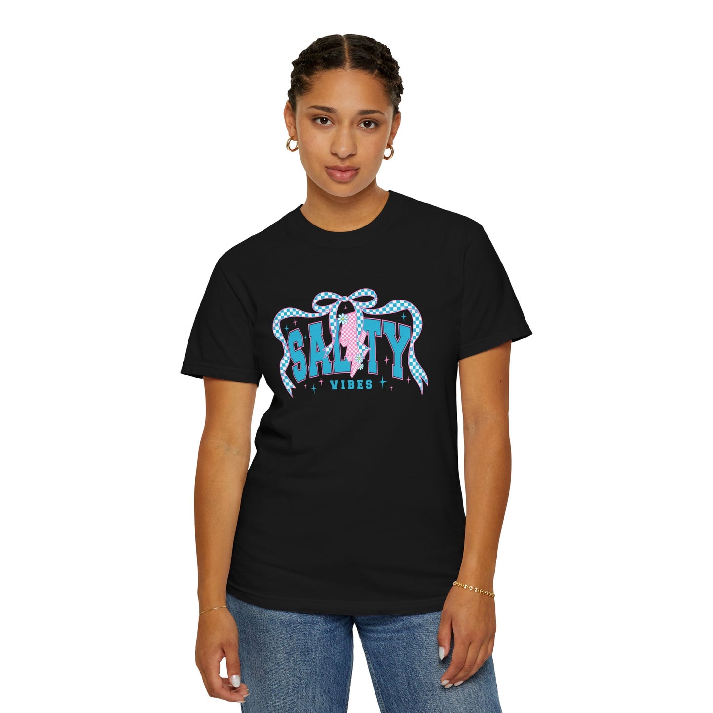 Salty Vibes Unisex Garment-Dyed T-Shirt