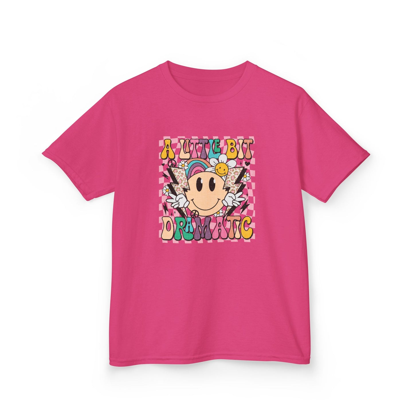 Kids 'A Little Bit Dramatic' Tee - Fun Cotton T-Shirt for Playful Kids