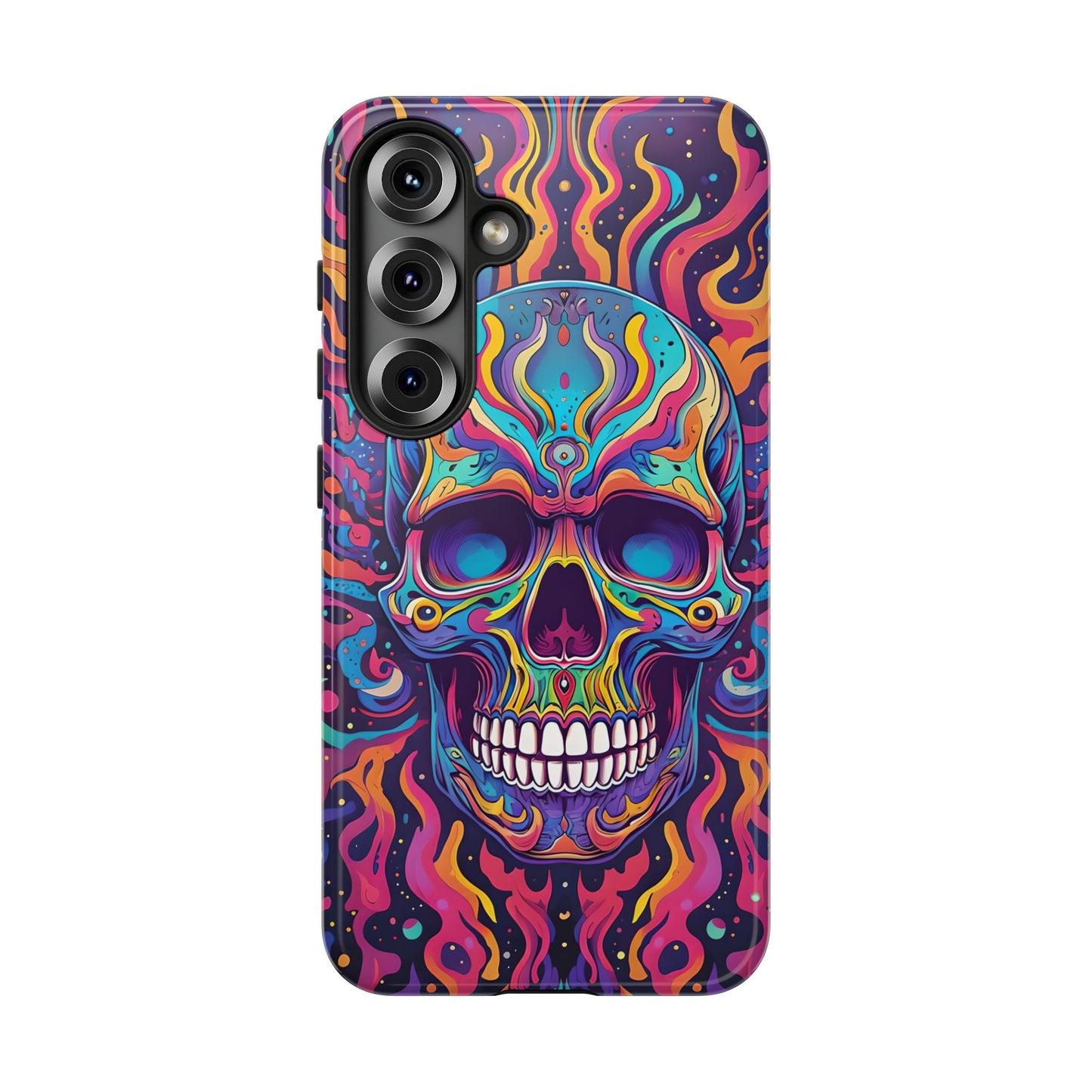 Colorful Skull Phone Case - Tough Cases for Bold Personalities