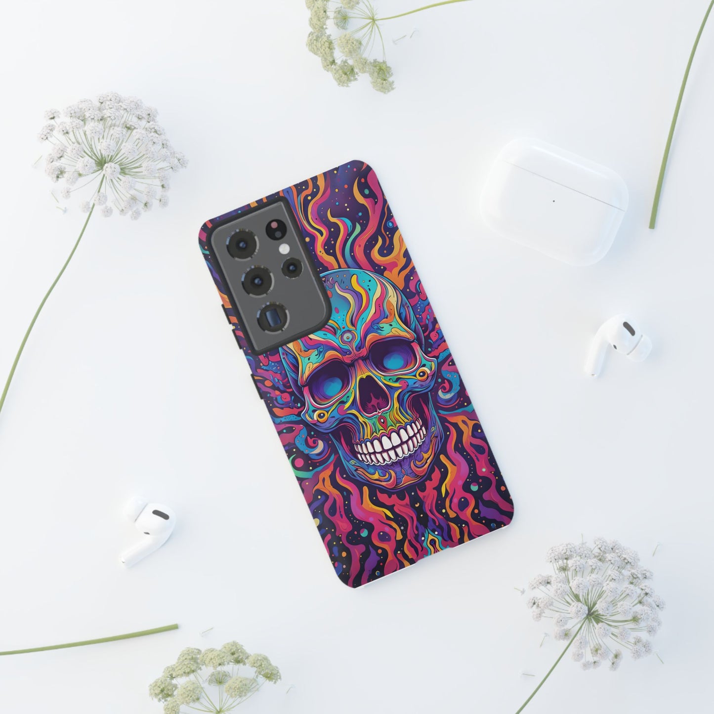 Colorful Skull Phone Case - Tough Cases for Bold Personalities