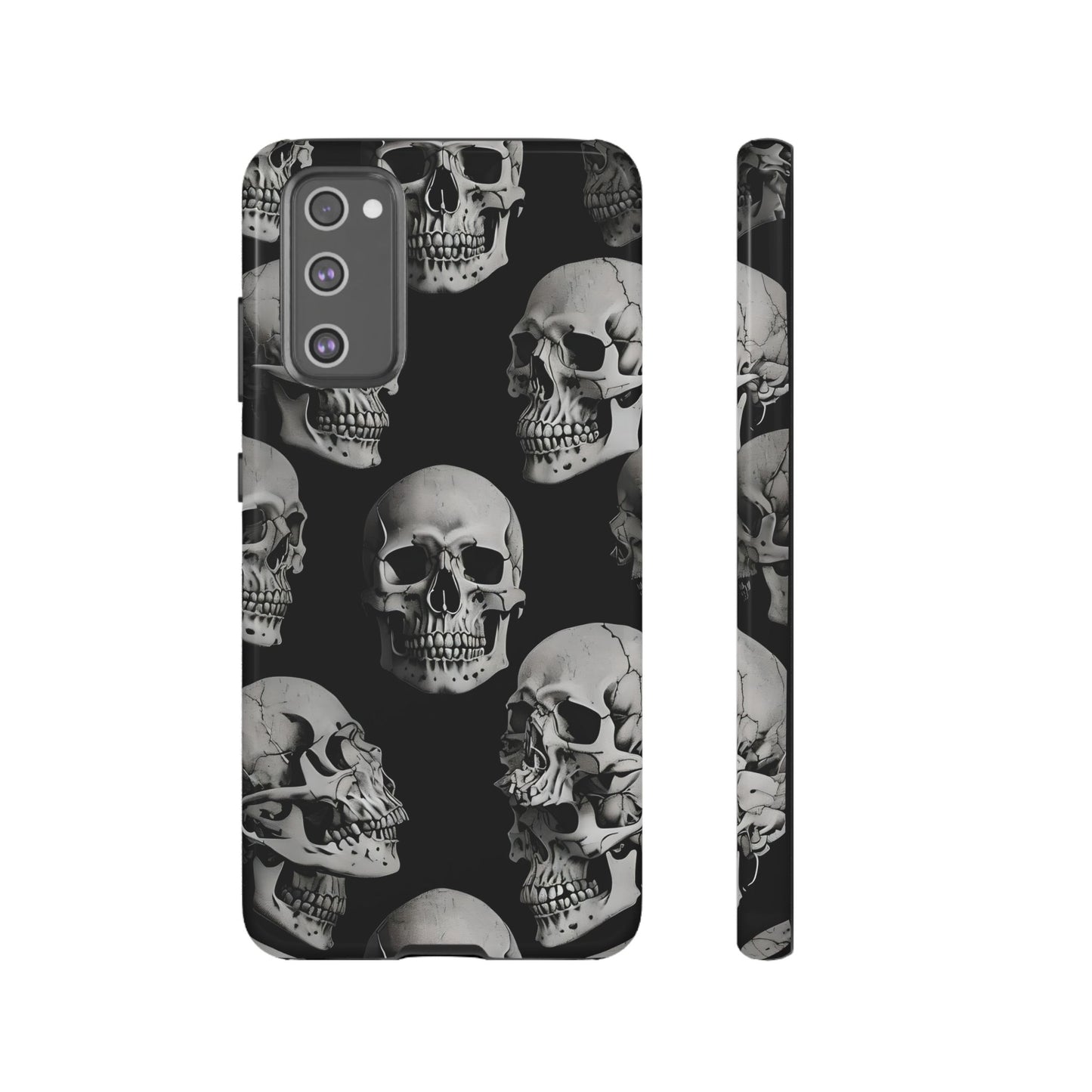 Skull Print Phone Case - Tough Cases for Bold Style