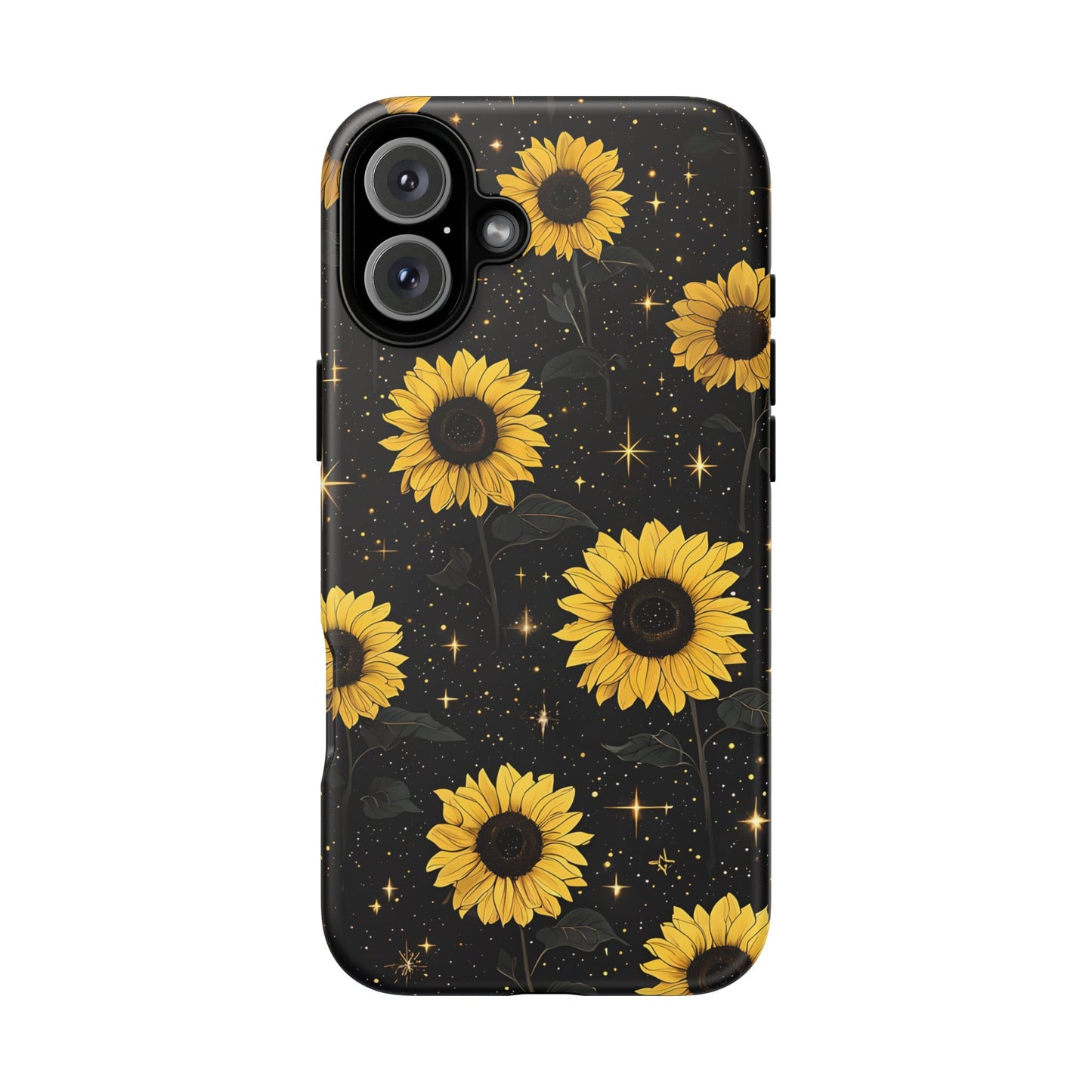 Sunflower Galaxy Tough Case - Durable Phone Cover with Floral Design