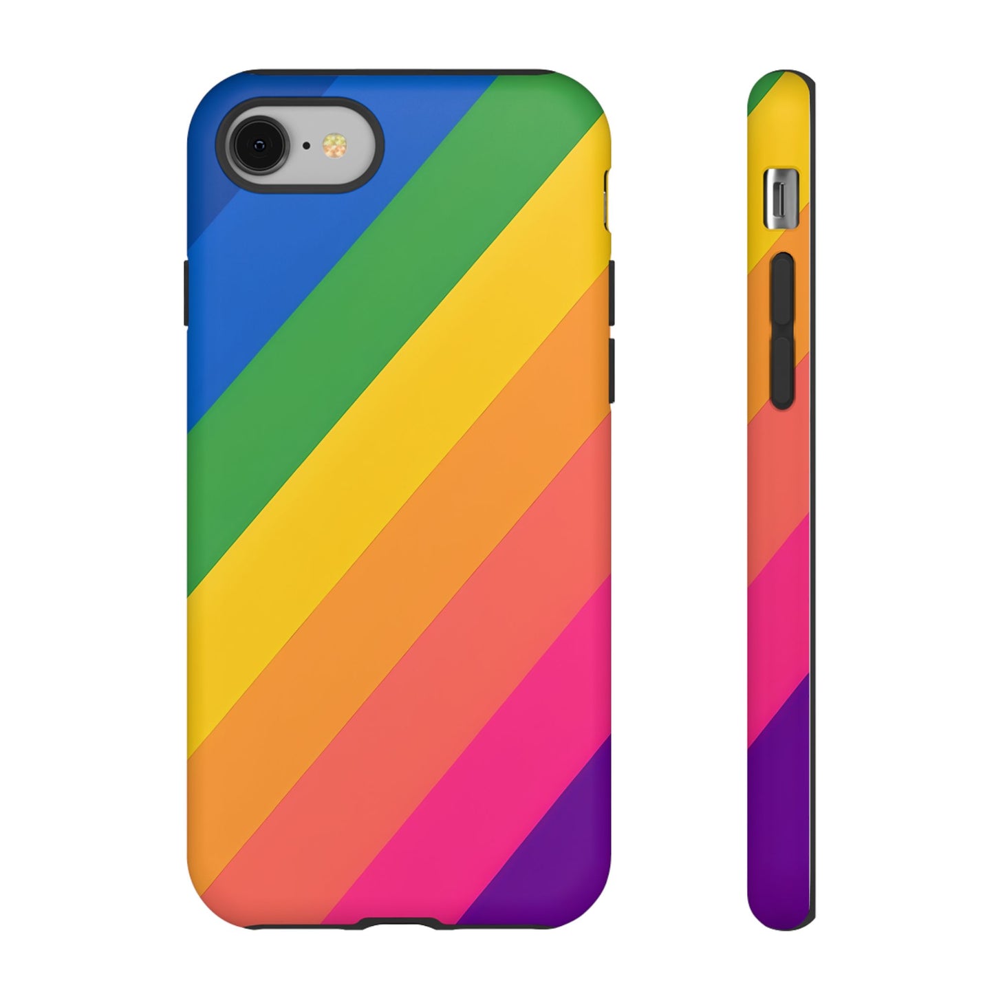 Vibrant Rainbow Phone Case - Tough & Stylish