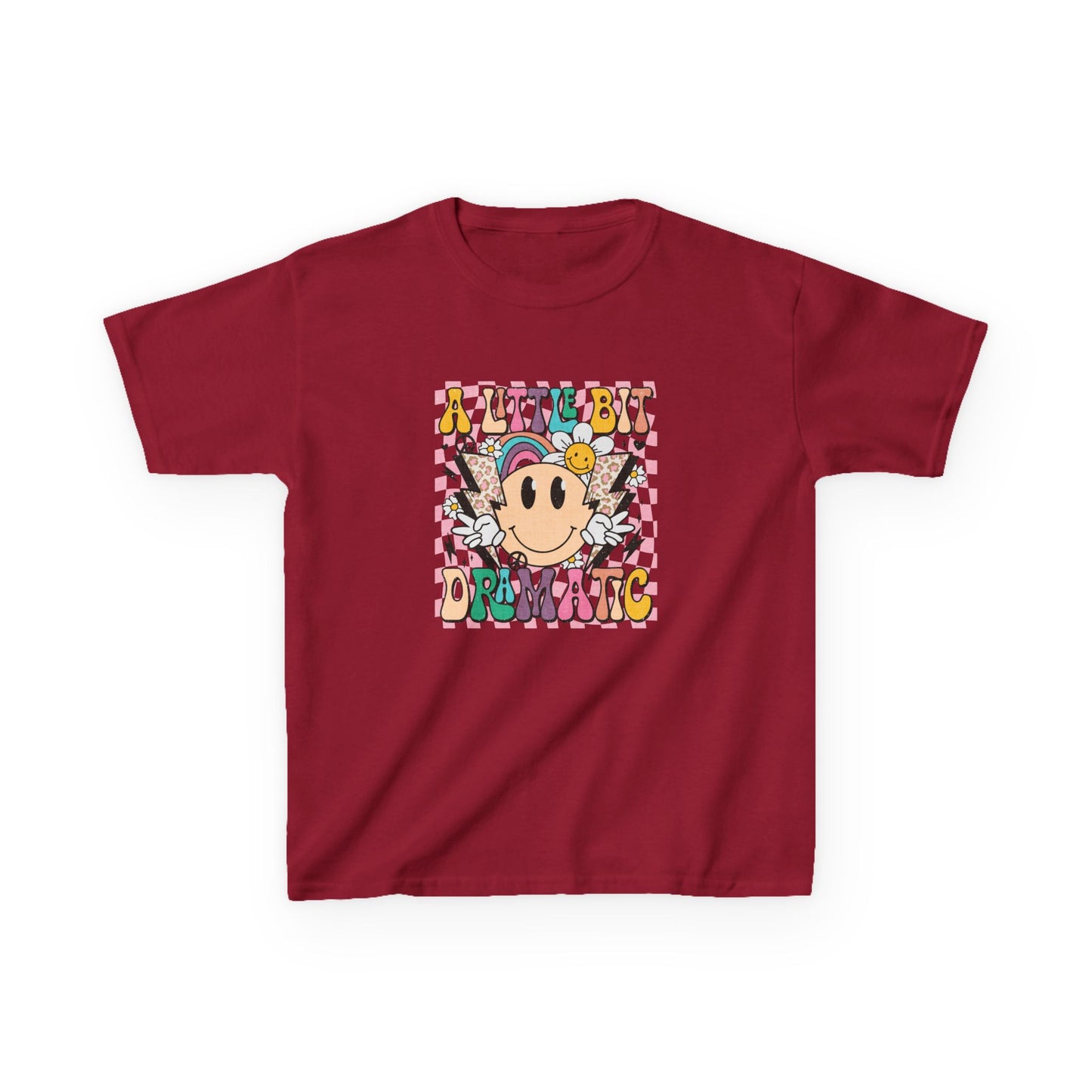 Kids 'A Little Bit Dramatic' Tee - Fun Cotton T-Shirt for Playful Kids