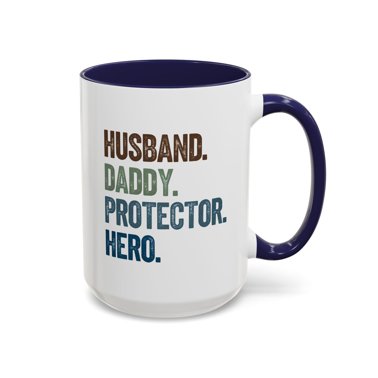Hero Dad Coffee Mug - 15oz, Perfect Gift for Husband, Protector & Daddy