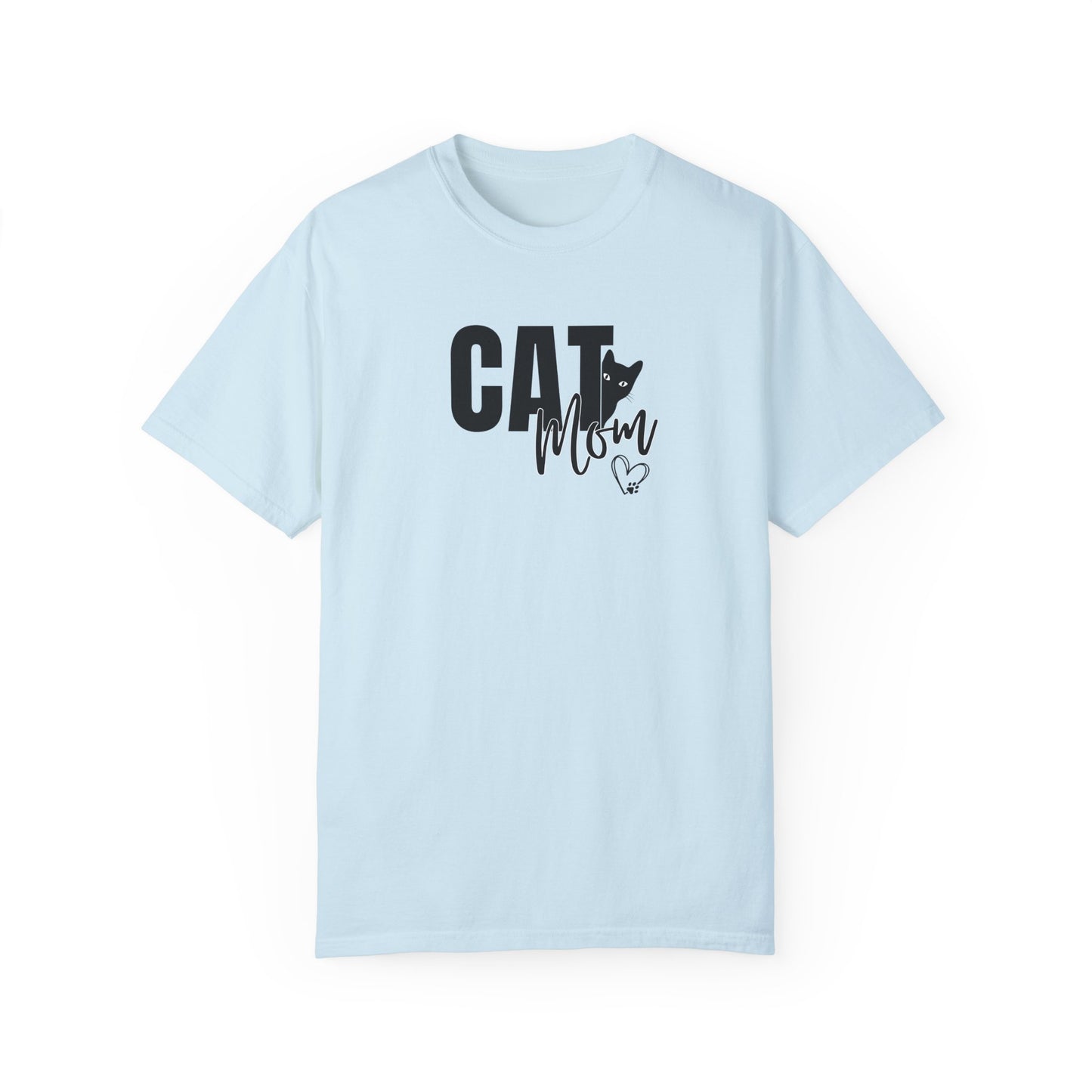 Cat Mom Unisex Garment-Dyed T-Shirt – Perfect Gift for Cat Lovers