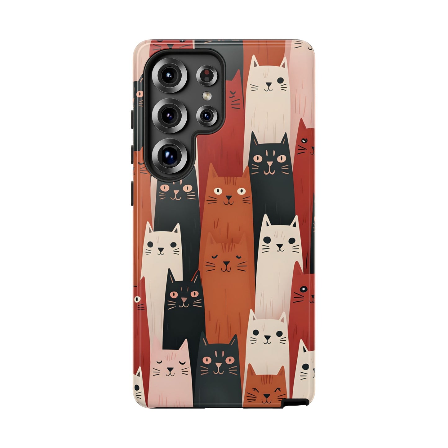 Playful Cat Phone Case - Tough & Stylish Purrfect for Cat Lovers