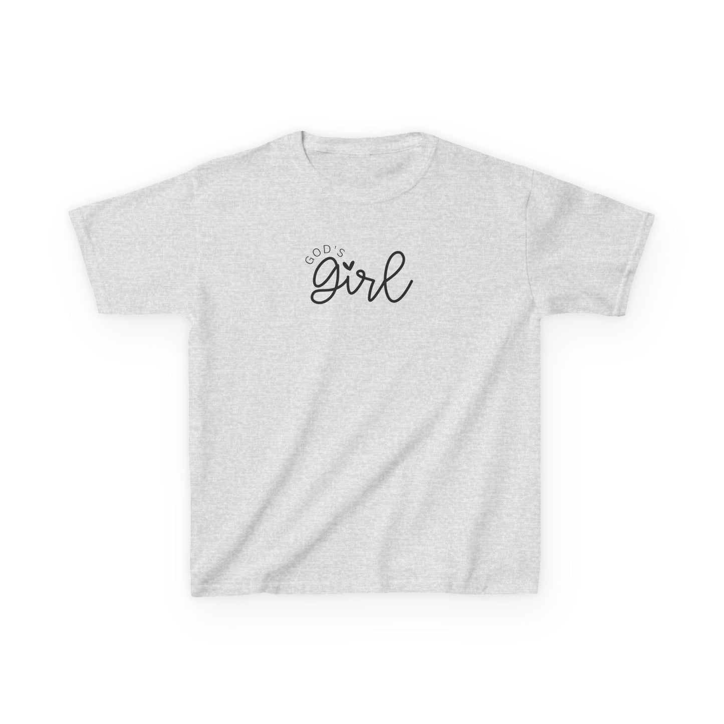 God's Girl Kids Heavy Cotton Tee - Cute and Comfortable T-Shirt for Faith-Inspired Girls