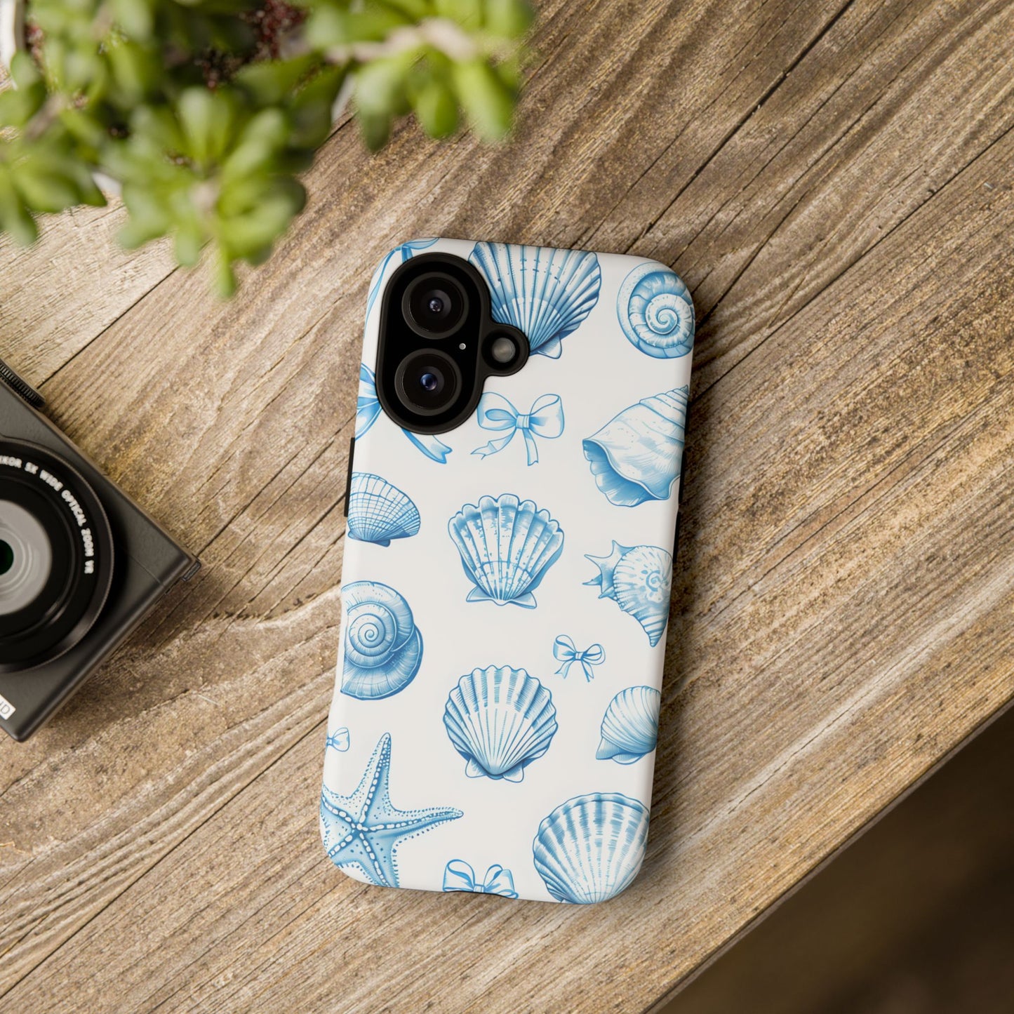 Coquette-Coastal Ocean-Themed Phone Case - Seashell and Starfish Design