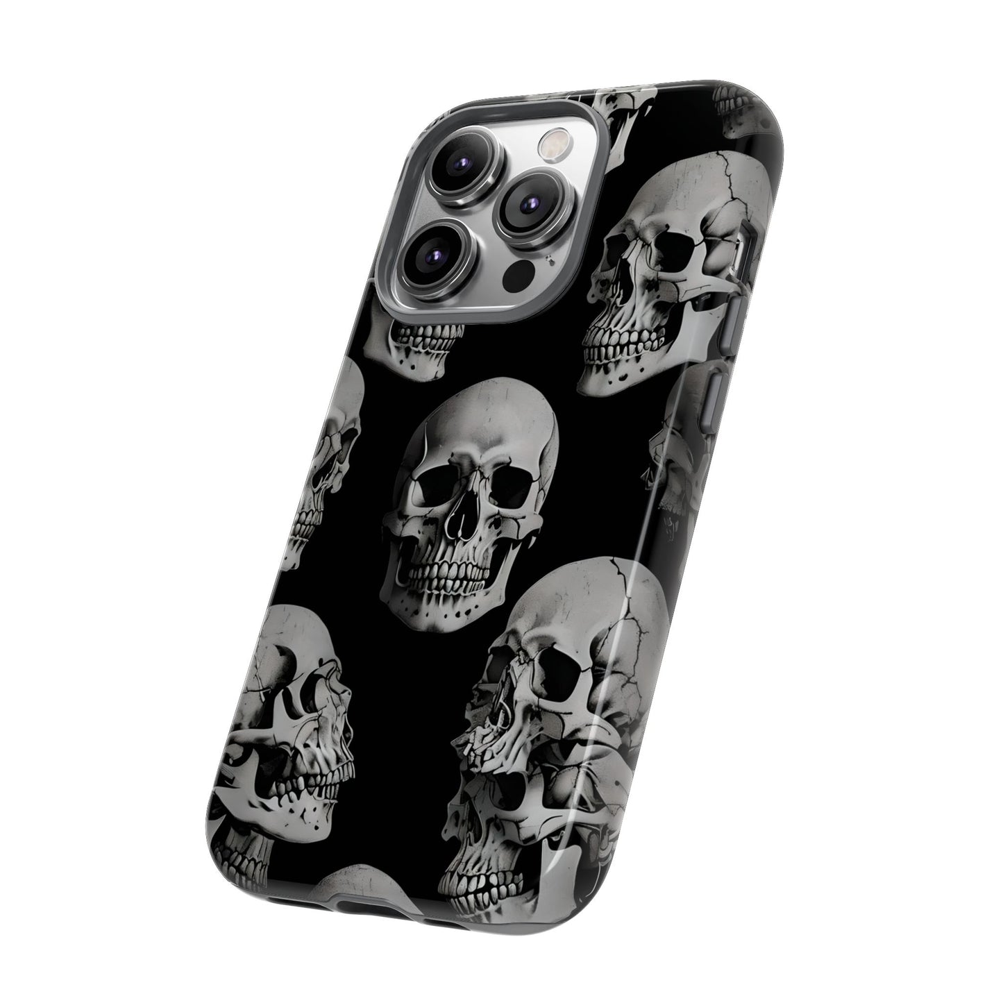Skull Print Phone Case - Tough Cases for Bold Style