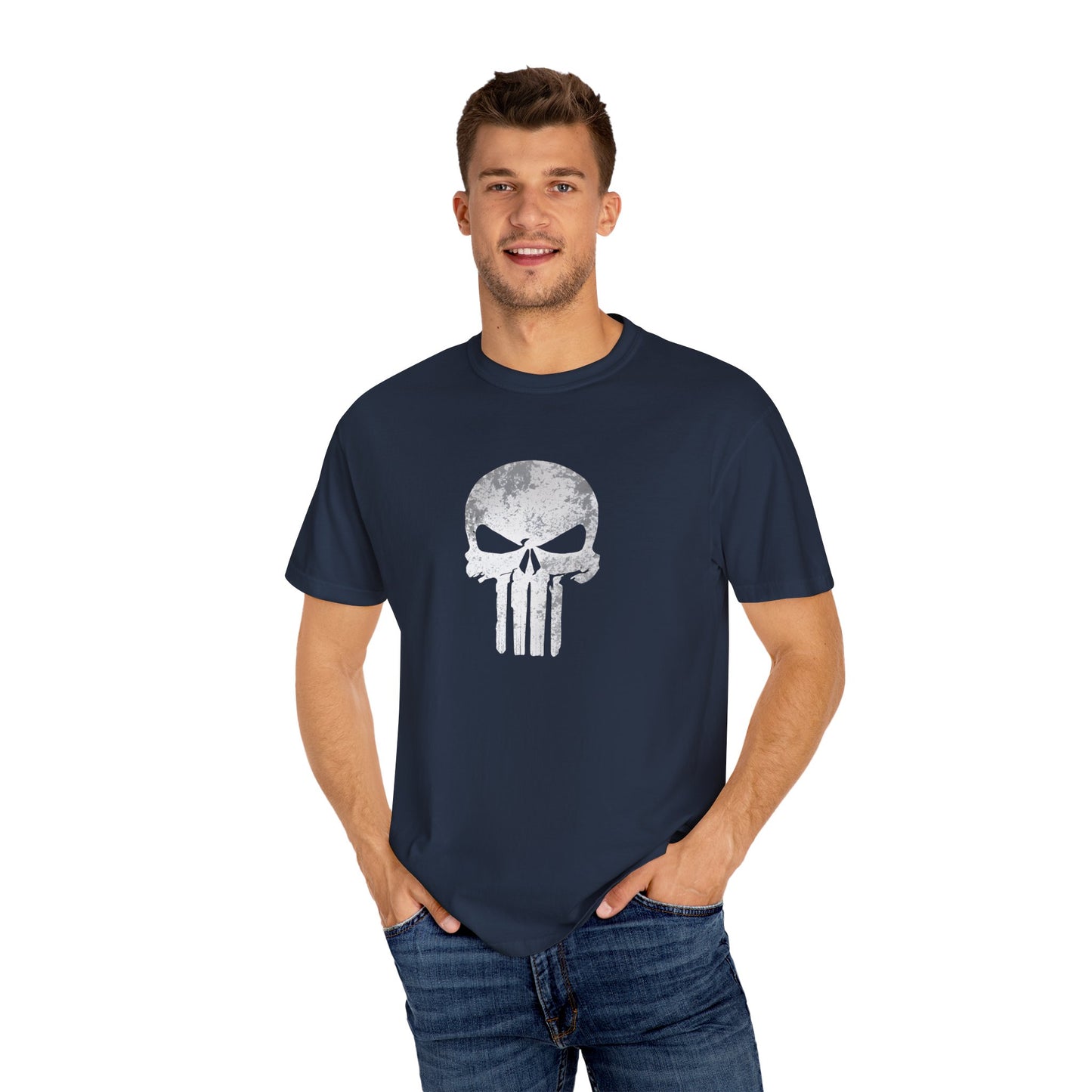 Unisex Skull Graphic T-Shirt - Trendy, Casual Wear for Edgy Style
