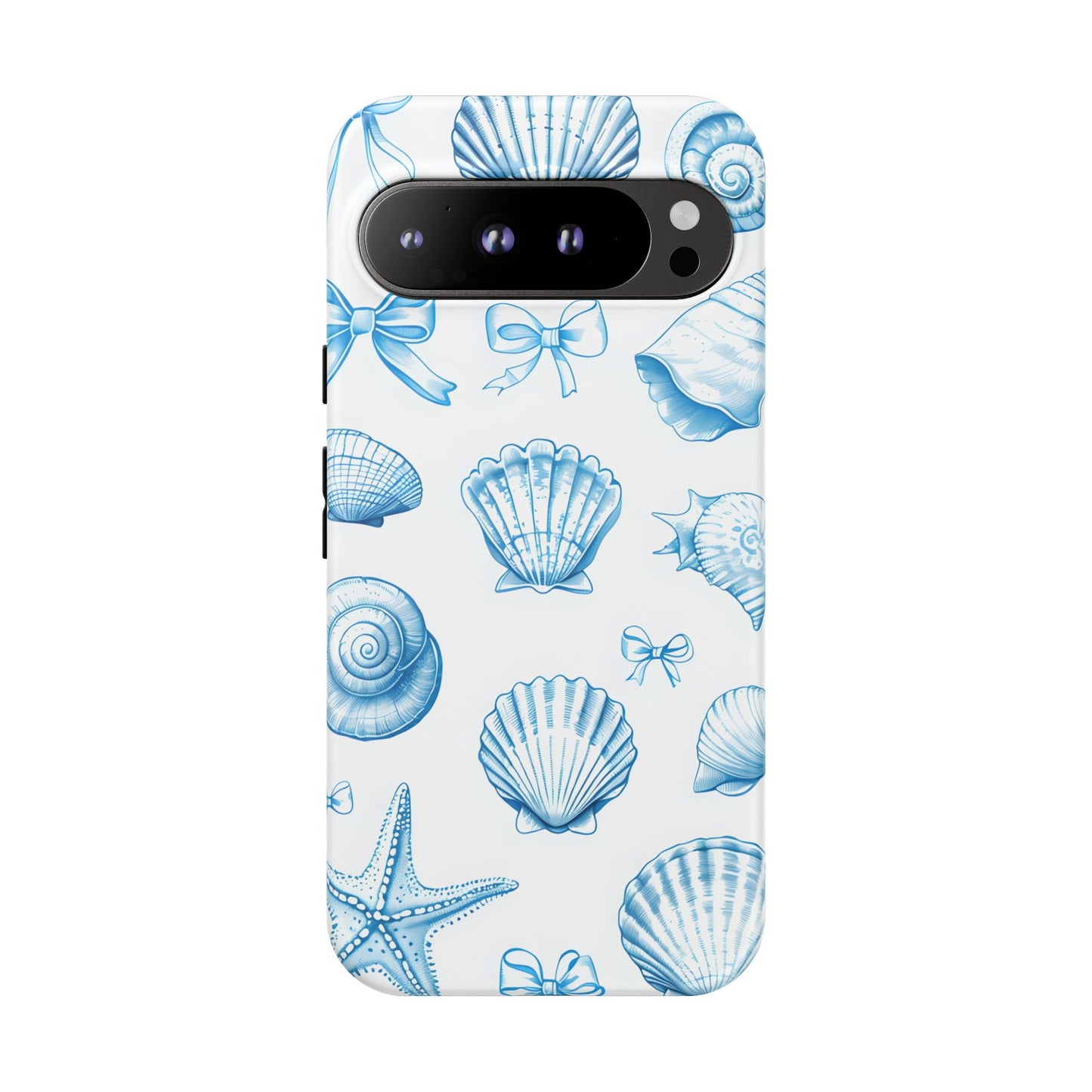 Coquette-Coastal Ocean-Themed Phone Case - Seashell and Starfish Design