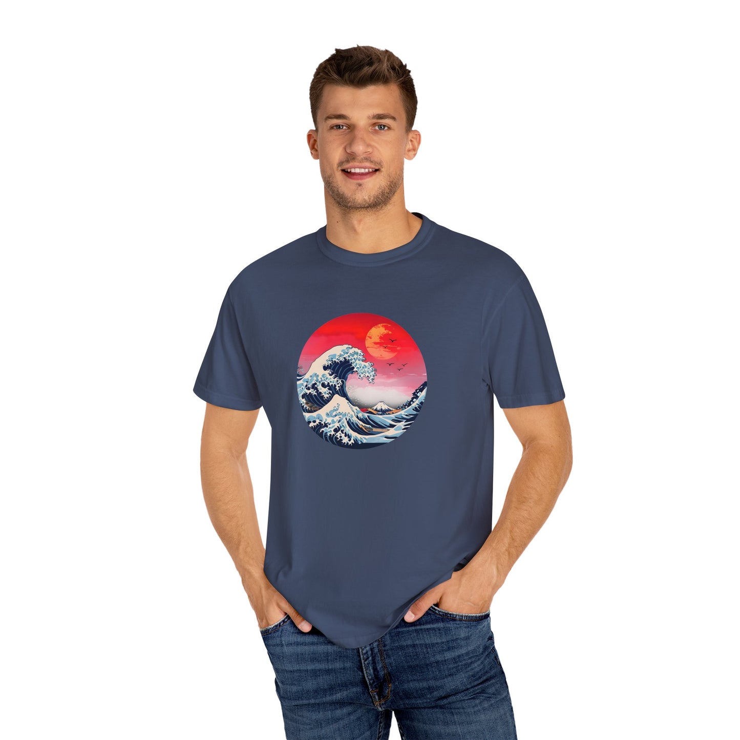 Ocean Wave Graphic Unisex T-Shirt | Beach Lover Gift | Summer Vibes