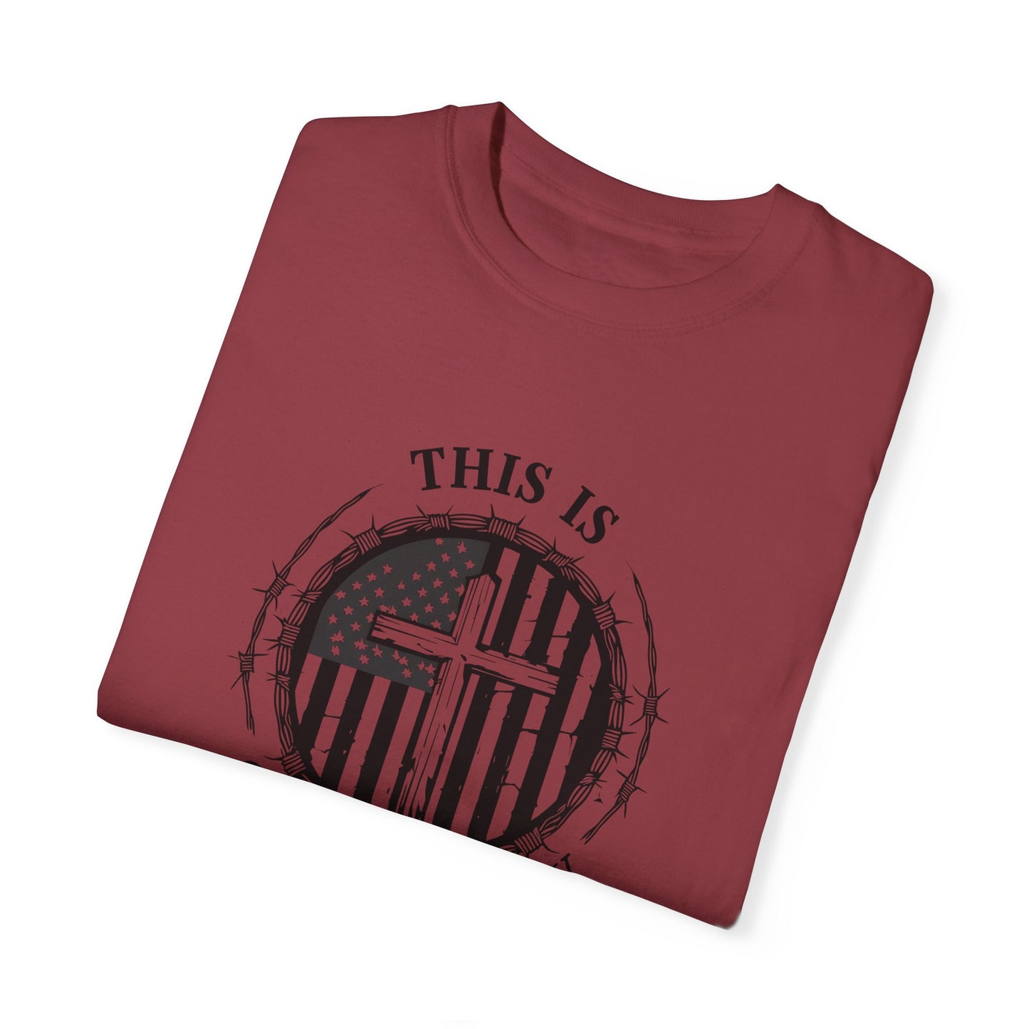 Unisex God’s Country Graphic T-Shirt - Patriotic Design