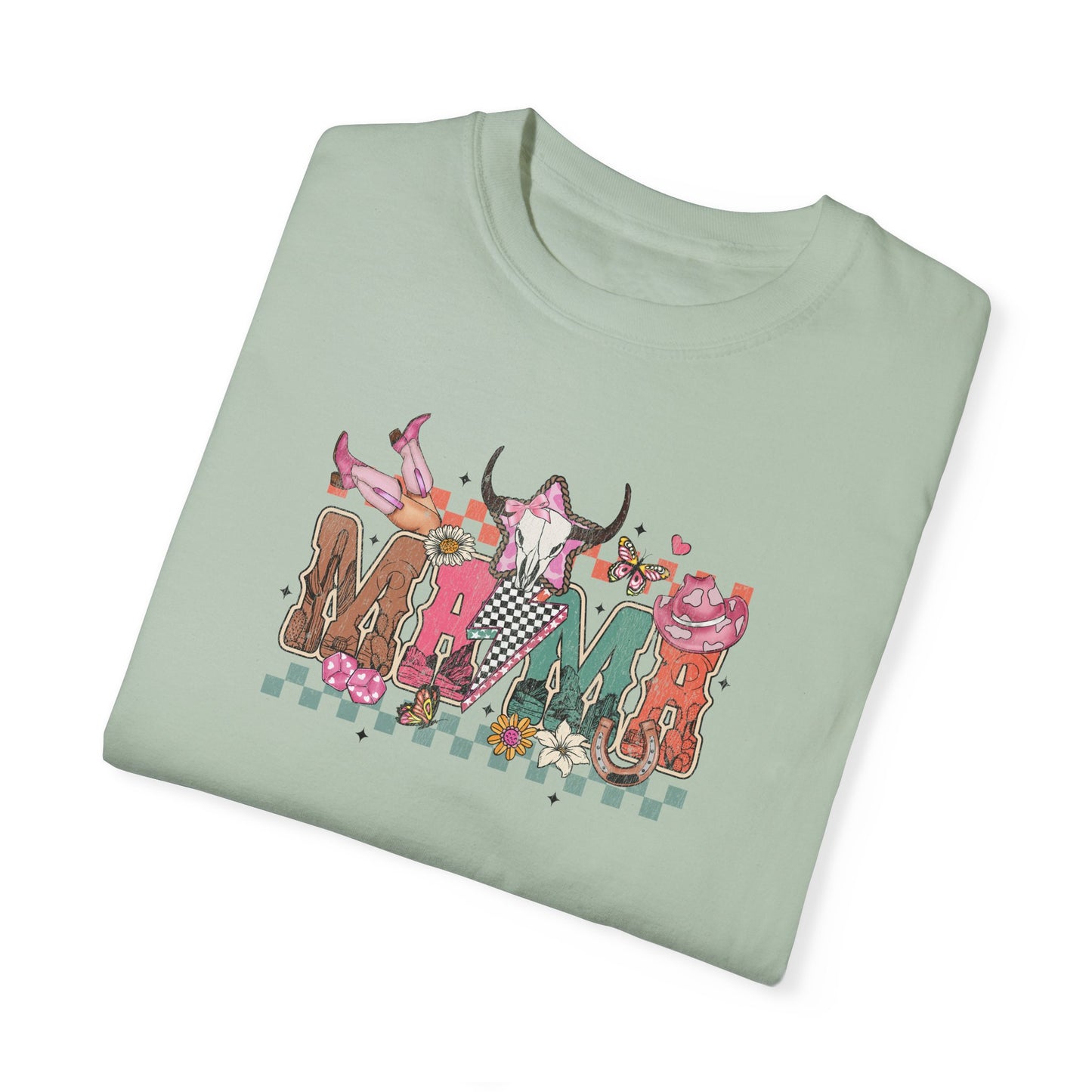Whimsical Animal Print Unisex Garment-Dyed T-shirt | Fun Casual Tee