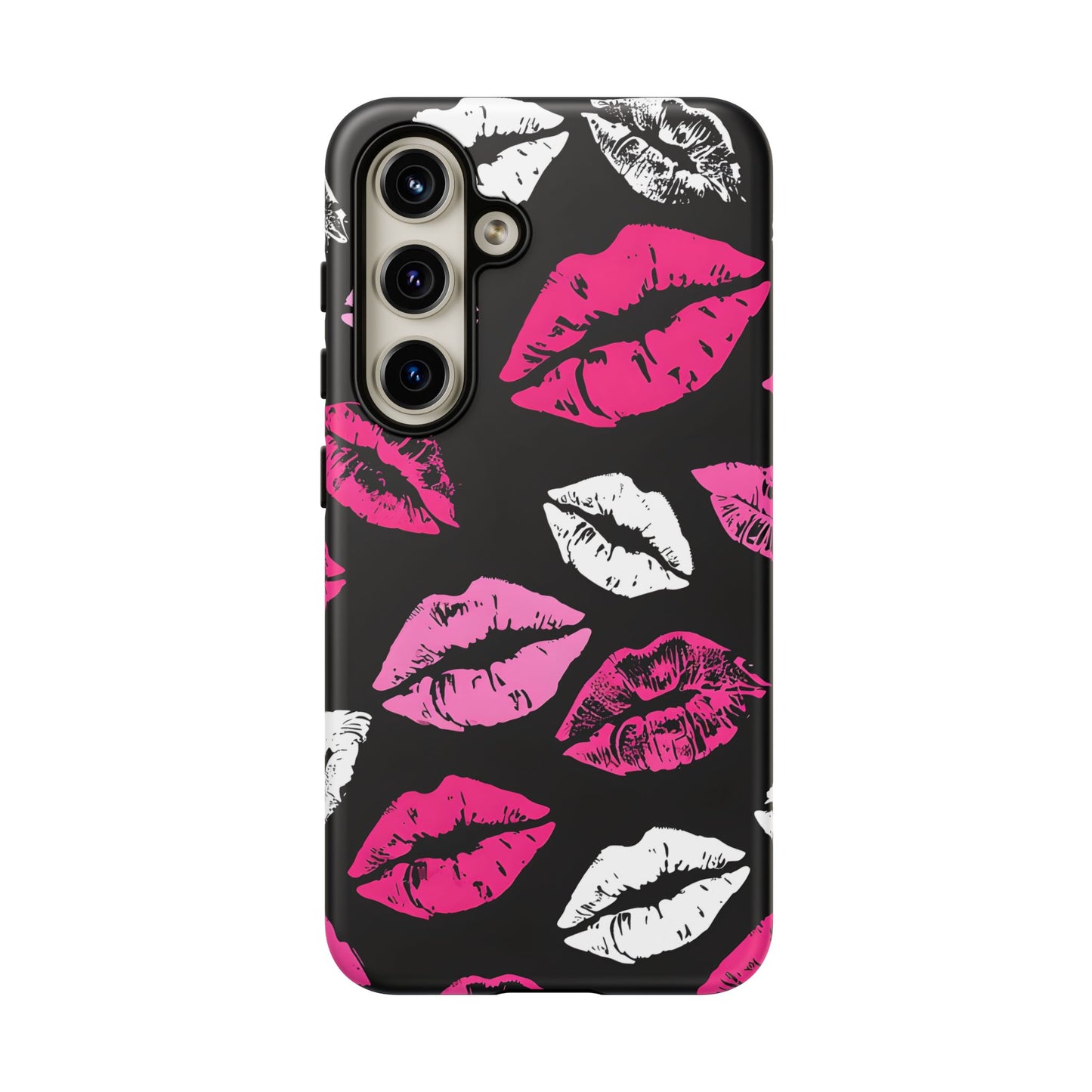 Lips Print iPhone Case - Stylish Tough Phone Cover